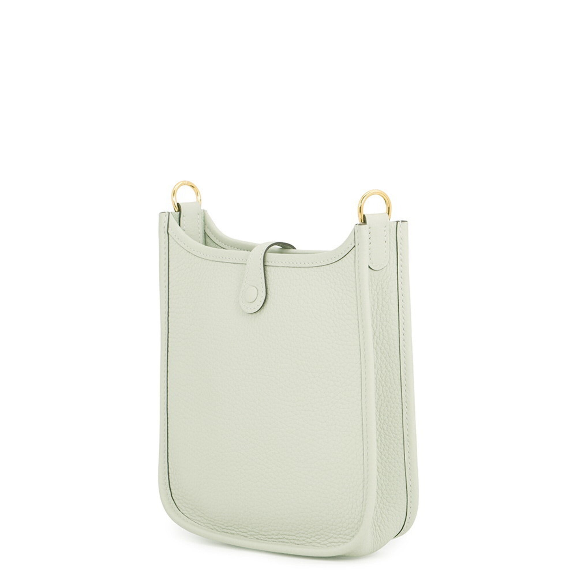 Hermes Evelyne Gold Taurillon Clemence Leather Handbag Shoulder Bag (Pre-Owned)
