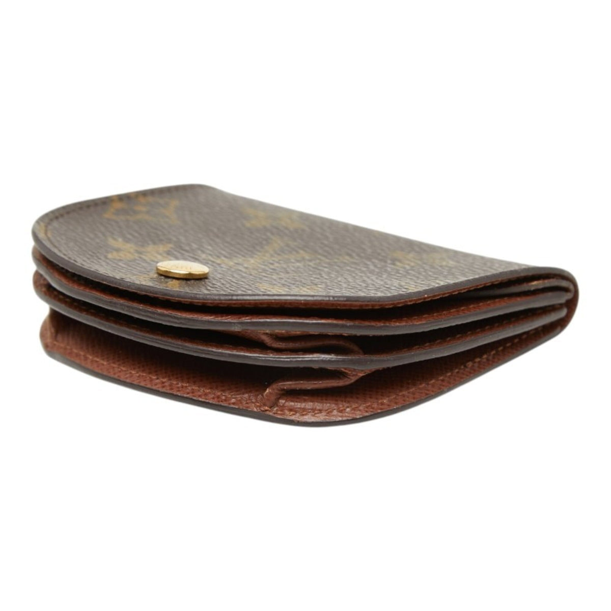Louis Vuitton Brown Pvc Leather Coin Purse/Coin Case (Pre-Owned)
