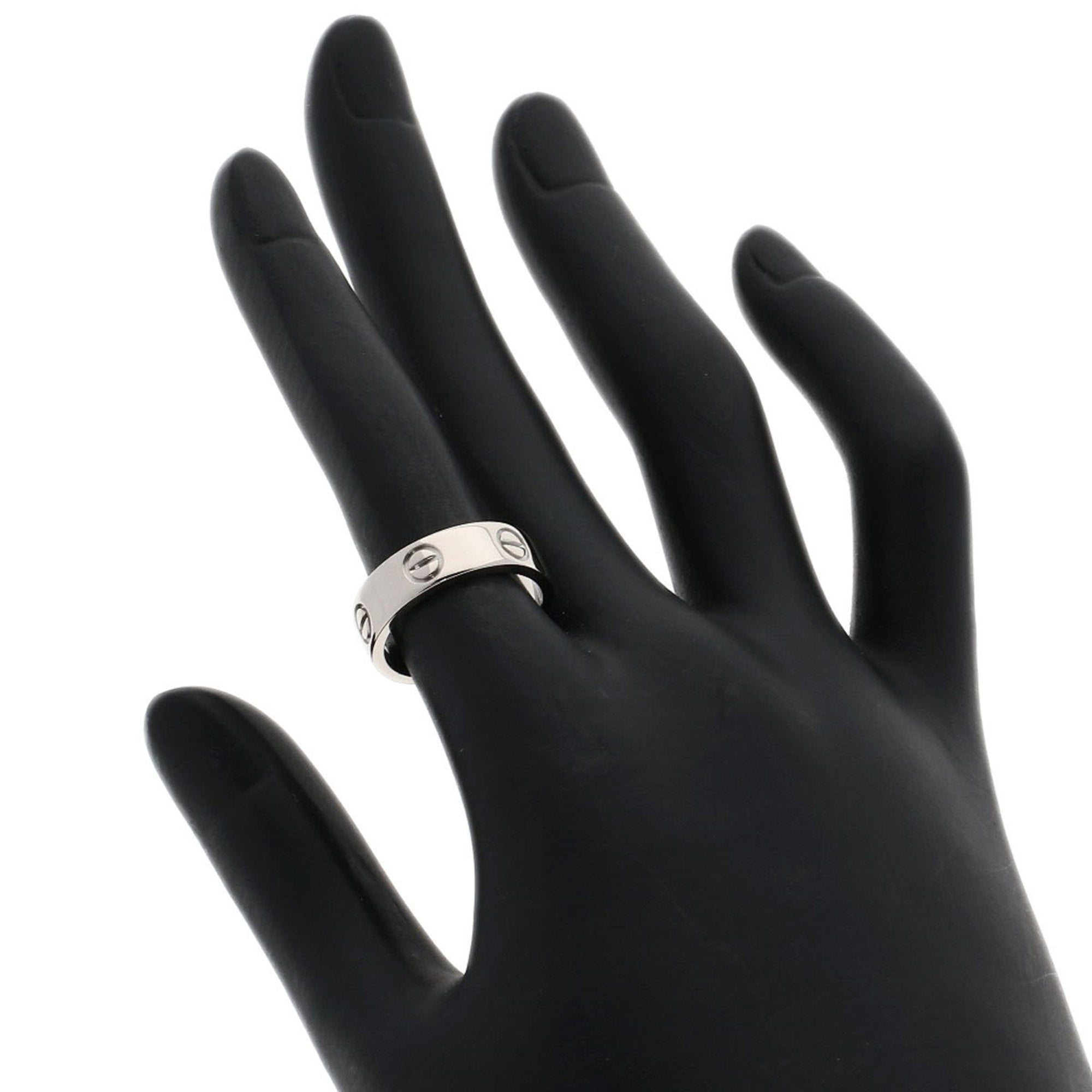 Cartier White Gold White Gold (18K) Band Ring (Pre-Owned)