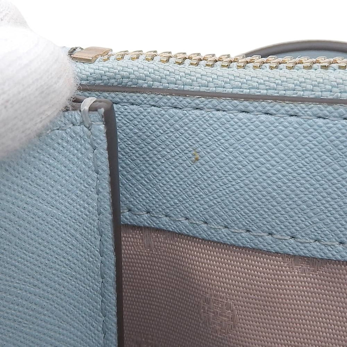 Tory Burch Light Blue Leather Shoulder Bag (Pre-Owned)