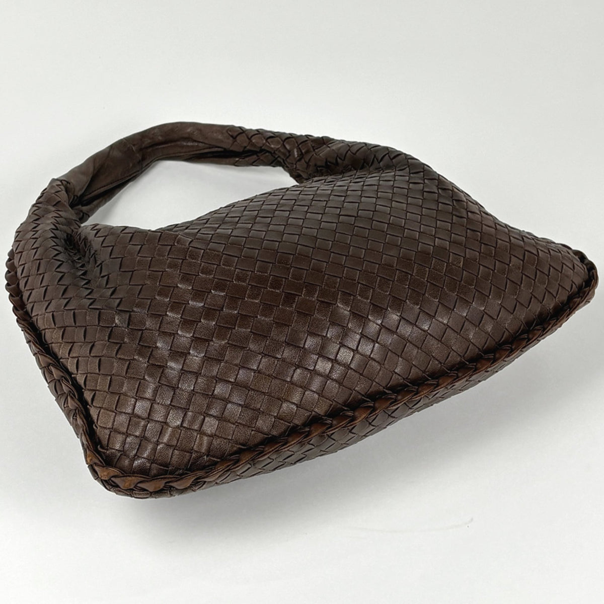 Bottega Veneta Brown Leather Shoulder Bag (Pre-Owned)