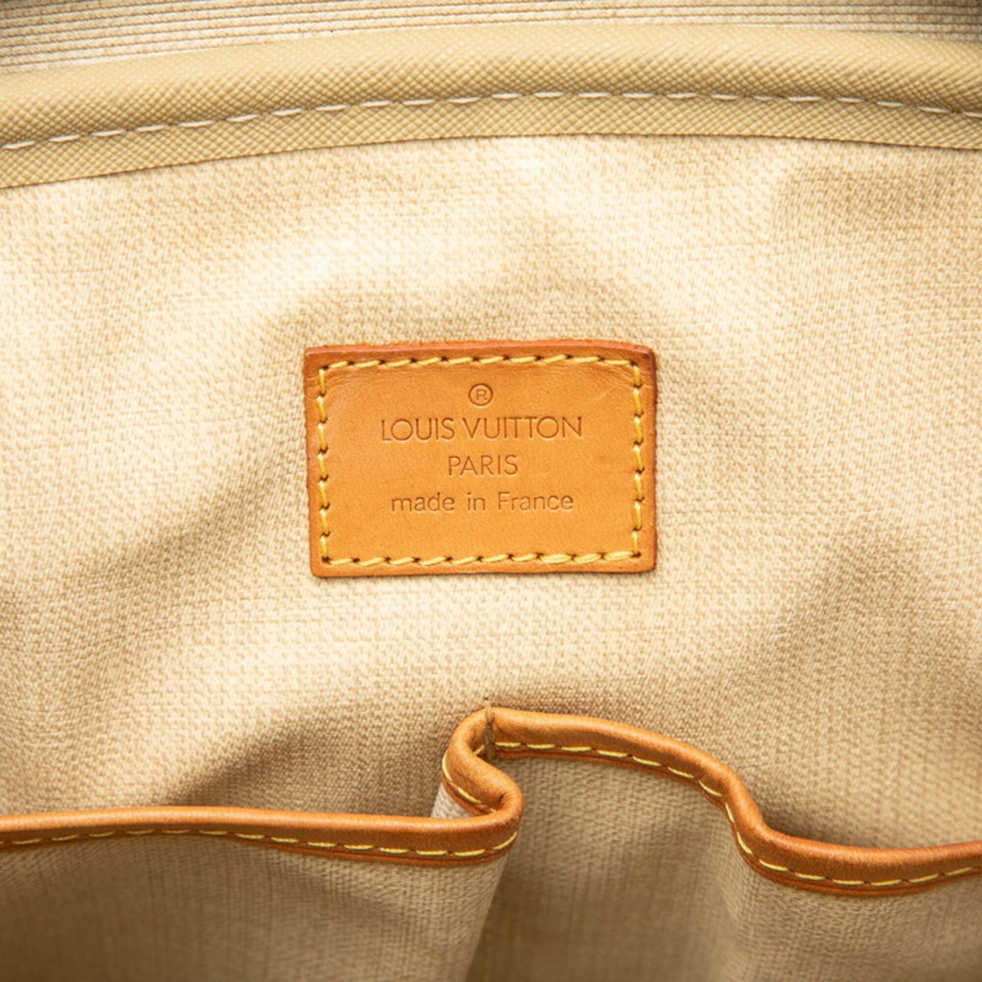 Louis Vuitton Brown Pvc Leather Handbag (Pre-Owned)