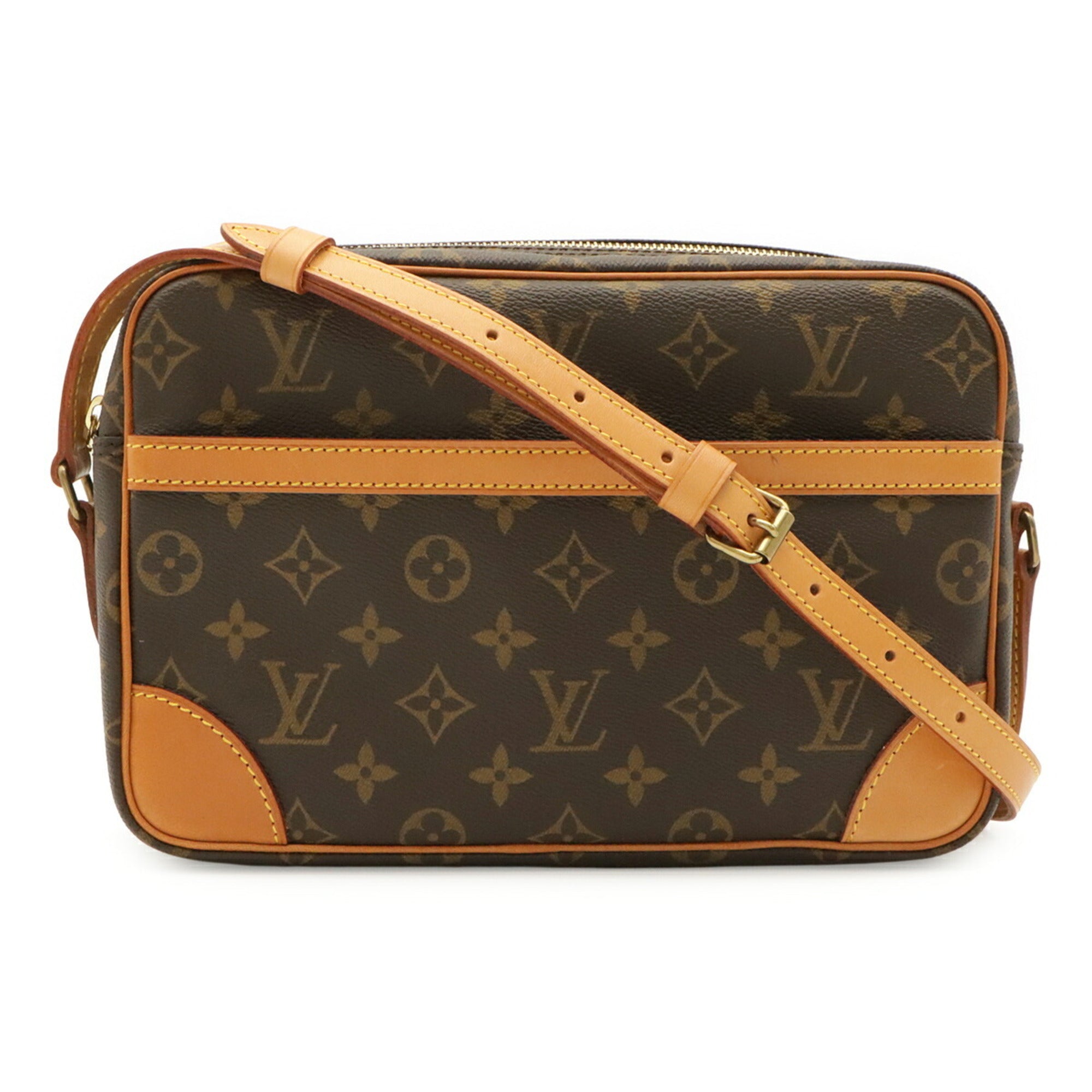 Louis Vuitton Brown Galle Monogram Monogram Shoulder Bag (Pre-Owned)