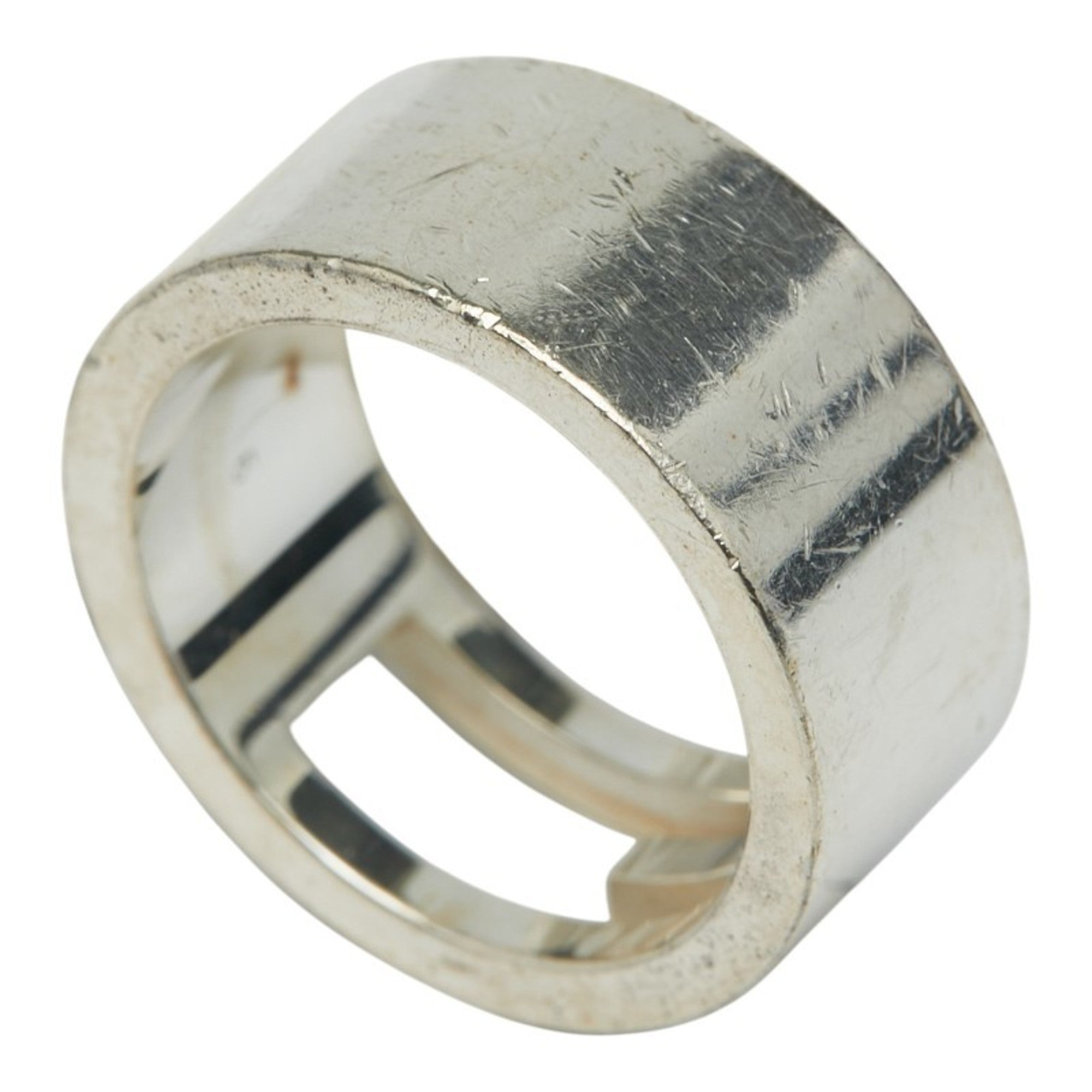 Gucci Silver Silver 925 Band Ring (Pre-Owned)