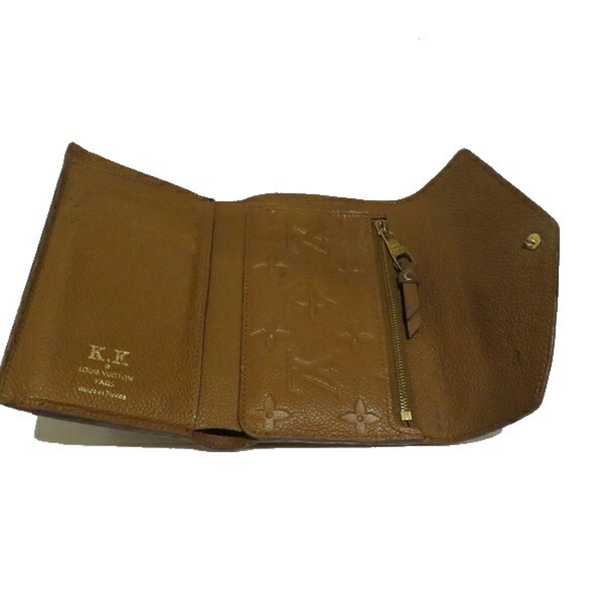 Louis Vuitton Camel Leather Wallet (Bi-Fold) (Pre-Owned)