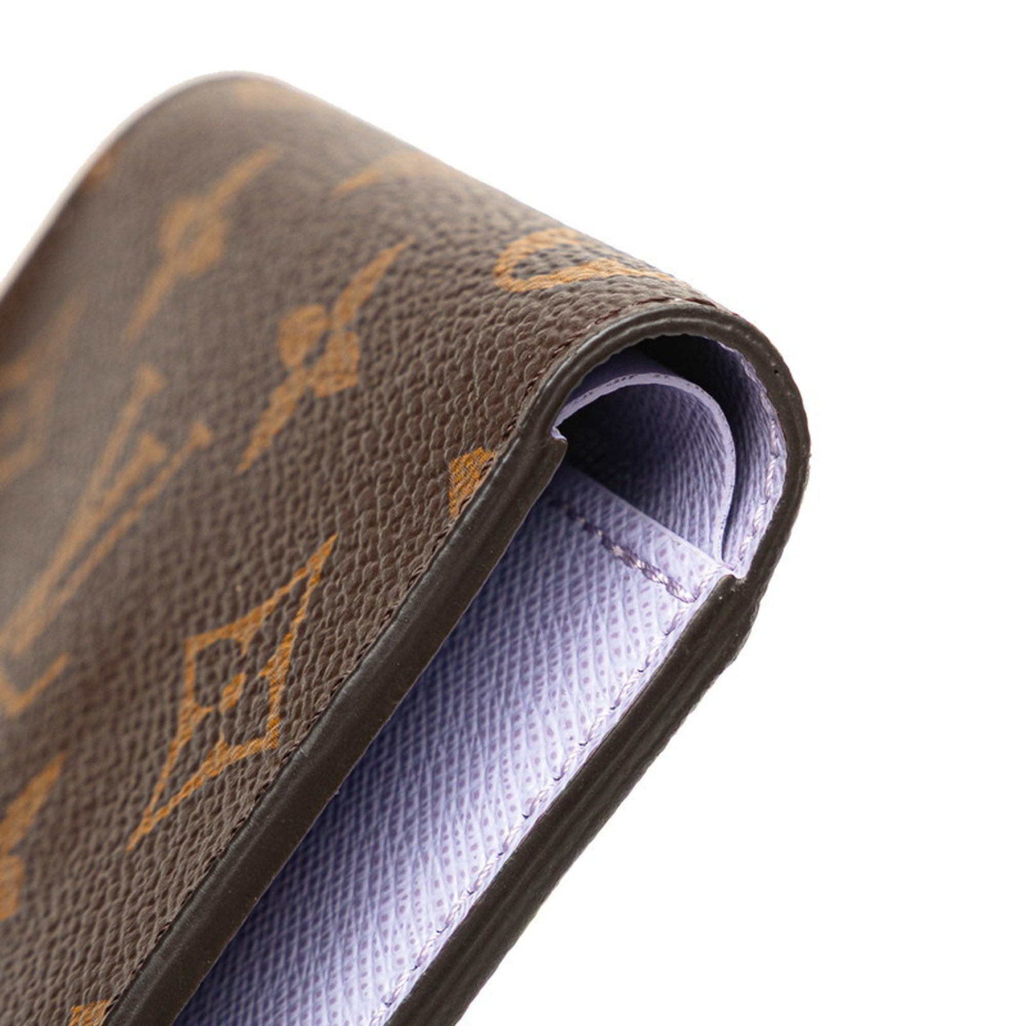 Louis Vuitton Monogram Brown Pvc Leather Wallet (Bi-Fold) (Pre-Owned)