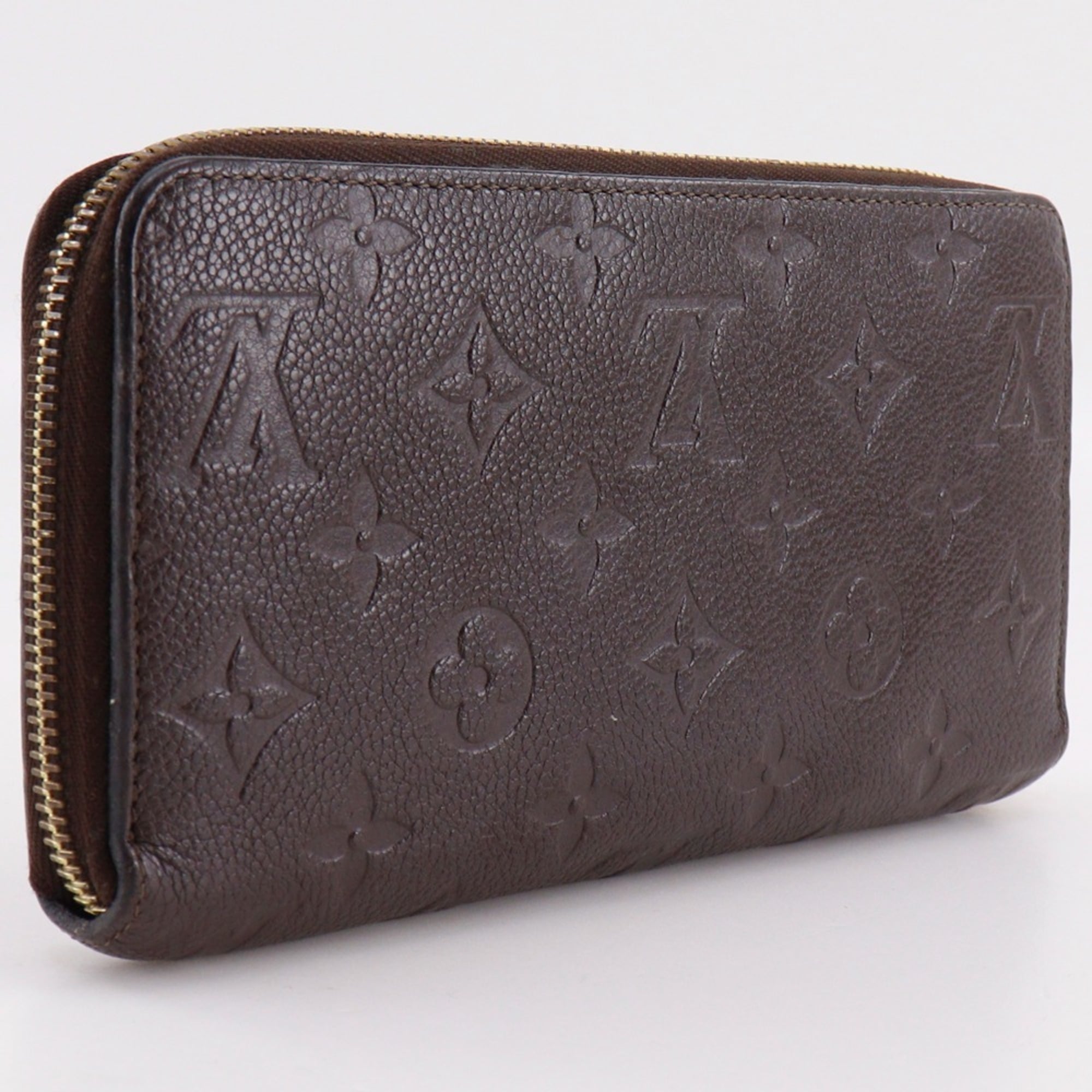 Louis Vuitton Monogram Empreinte Brown Ombre Monogram Empreinte Long Wallet (Bi-Fold) (Pre-Owned)