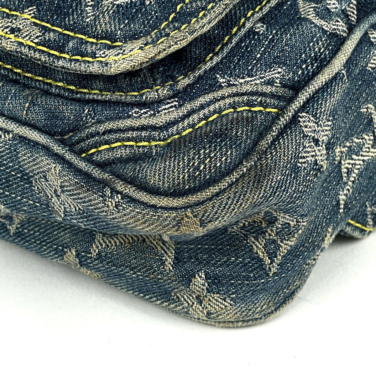 Louis Vuitton Blue Monogram Denim Sling Bag (Pre-Owned)