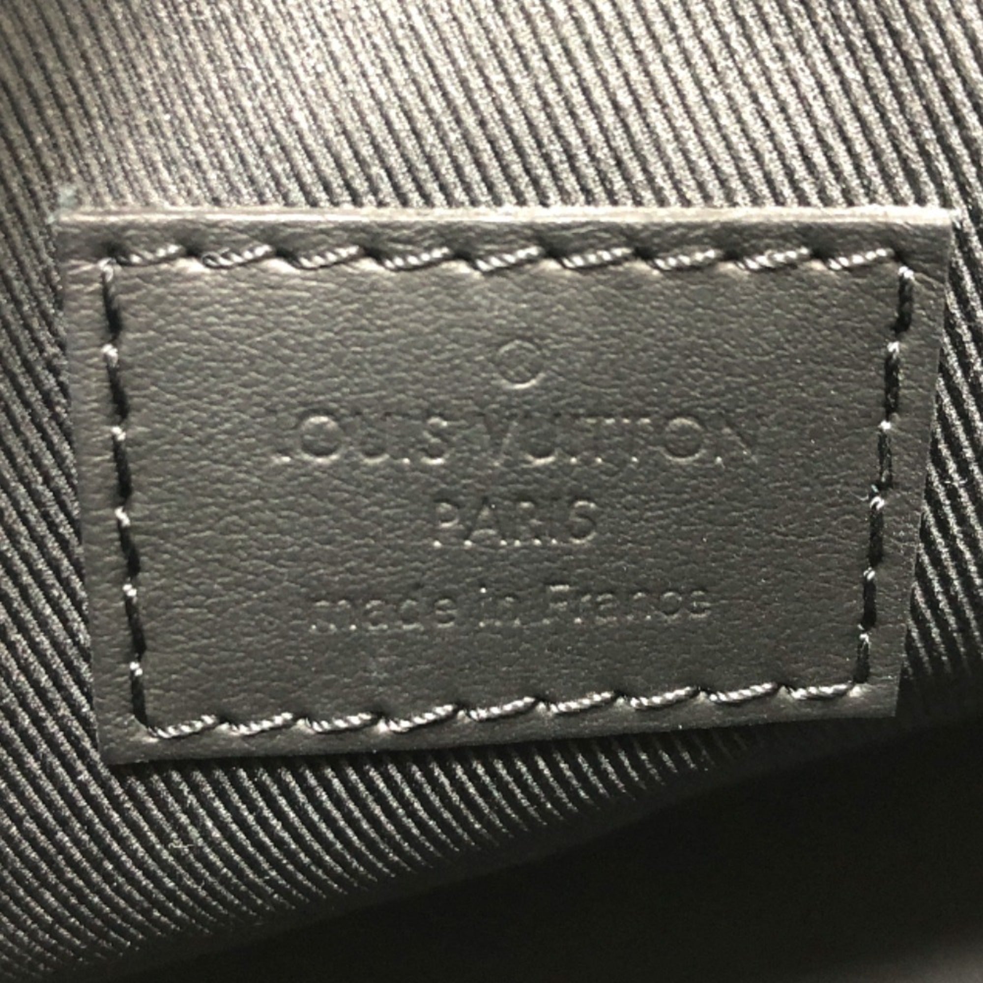 Louis Vuitton Black Leather Boston Bag Shoulder Bag (Pre-Owned)