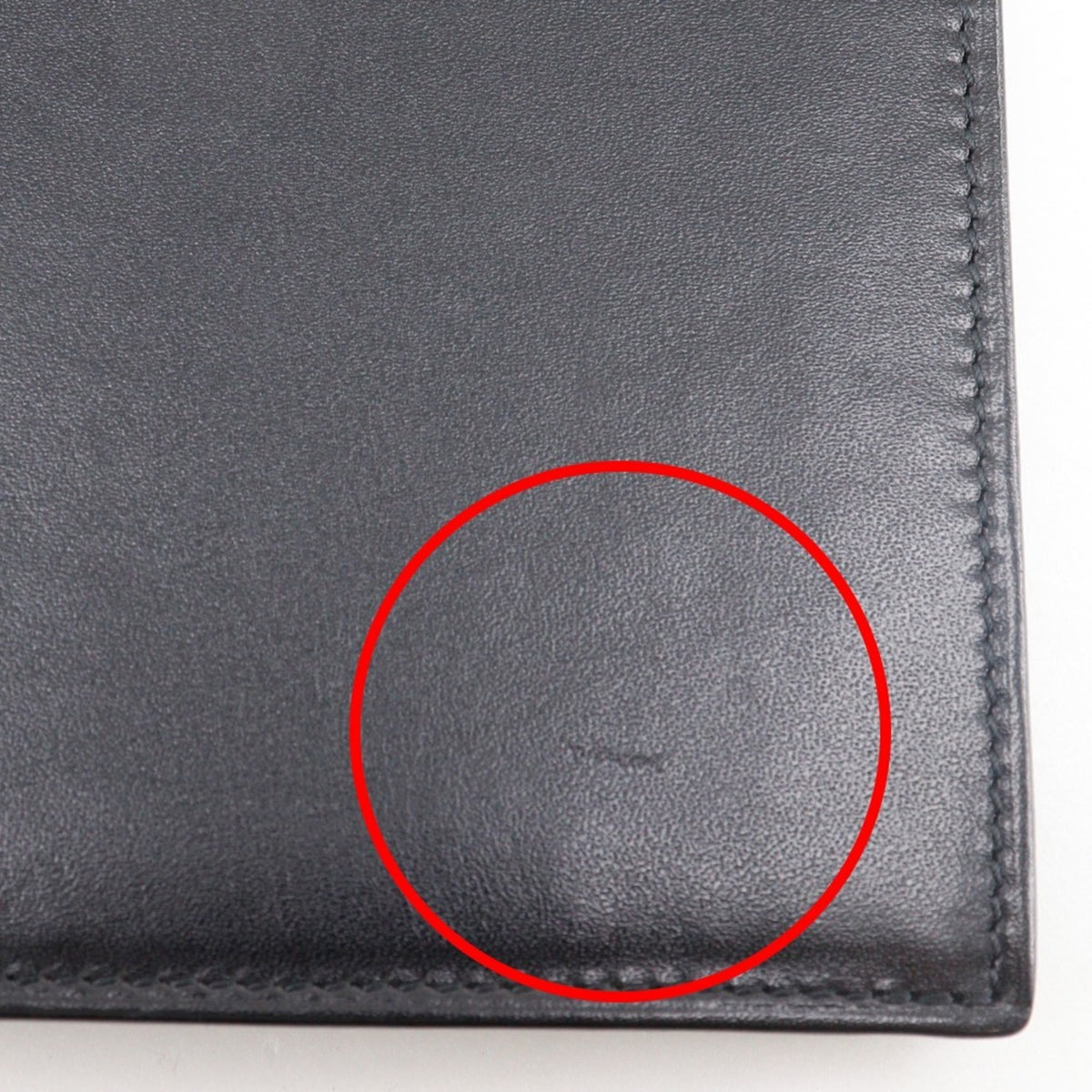 Dunhill Black Leather Long Bill Wallet (Bi-Fold) (Pre-Owned)