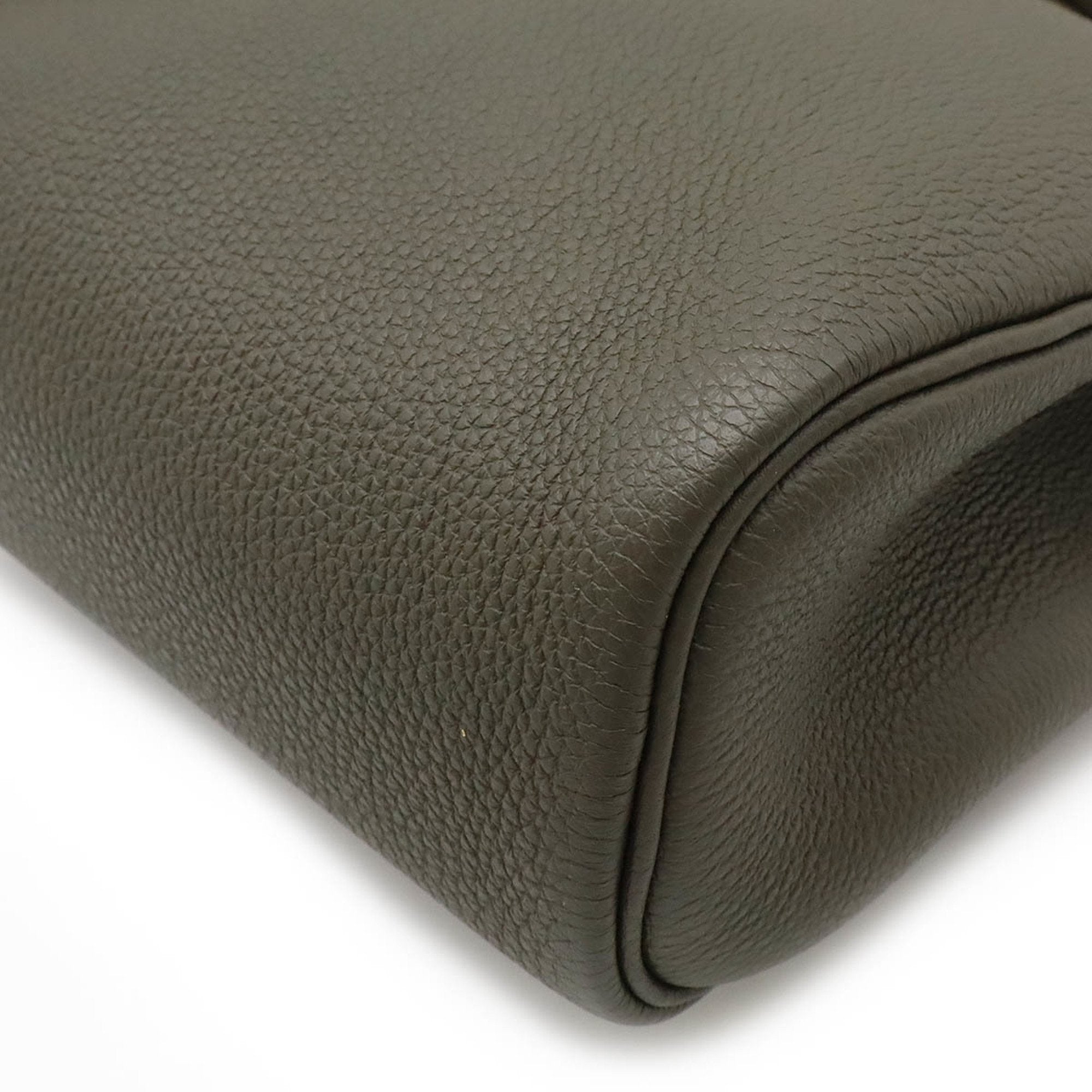 Hermes Kelly Vert Togo Leather Shoulder Bag Sling Bag (Pre-Owned)