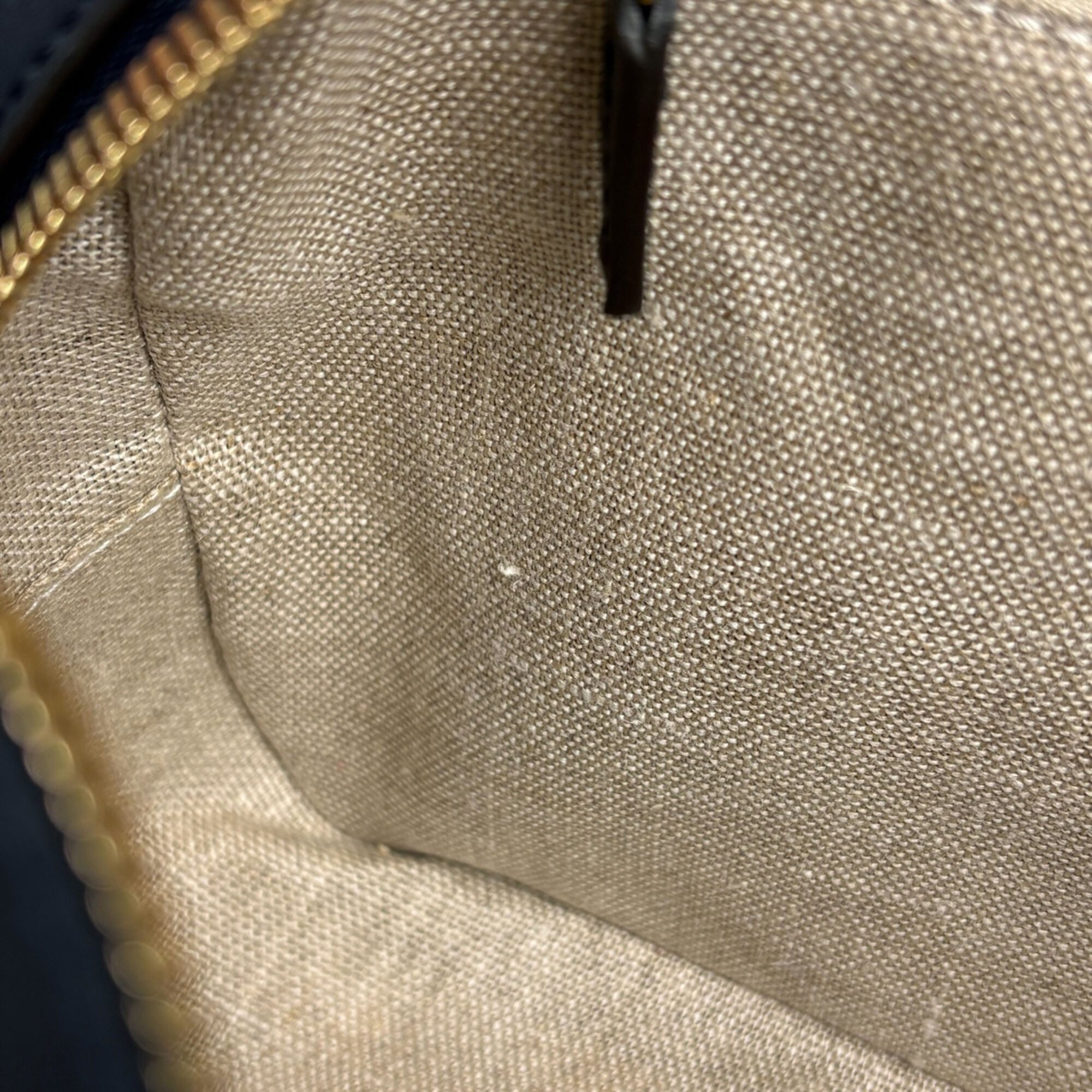 Gucci Navy Leather Handbag (Pre-Owned)