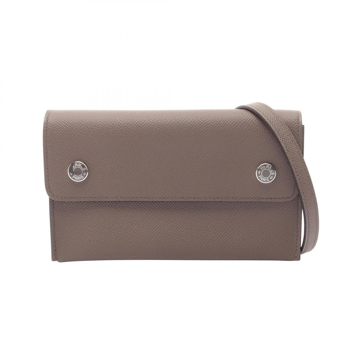Hermes Gray Epsom Leather Leather Handbag Shoulder Bag (Pre-Owned)