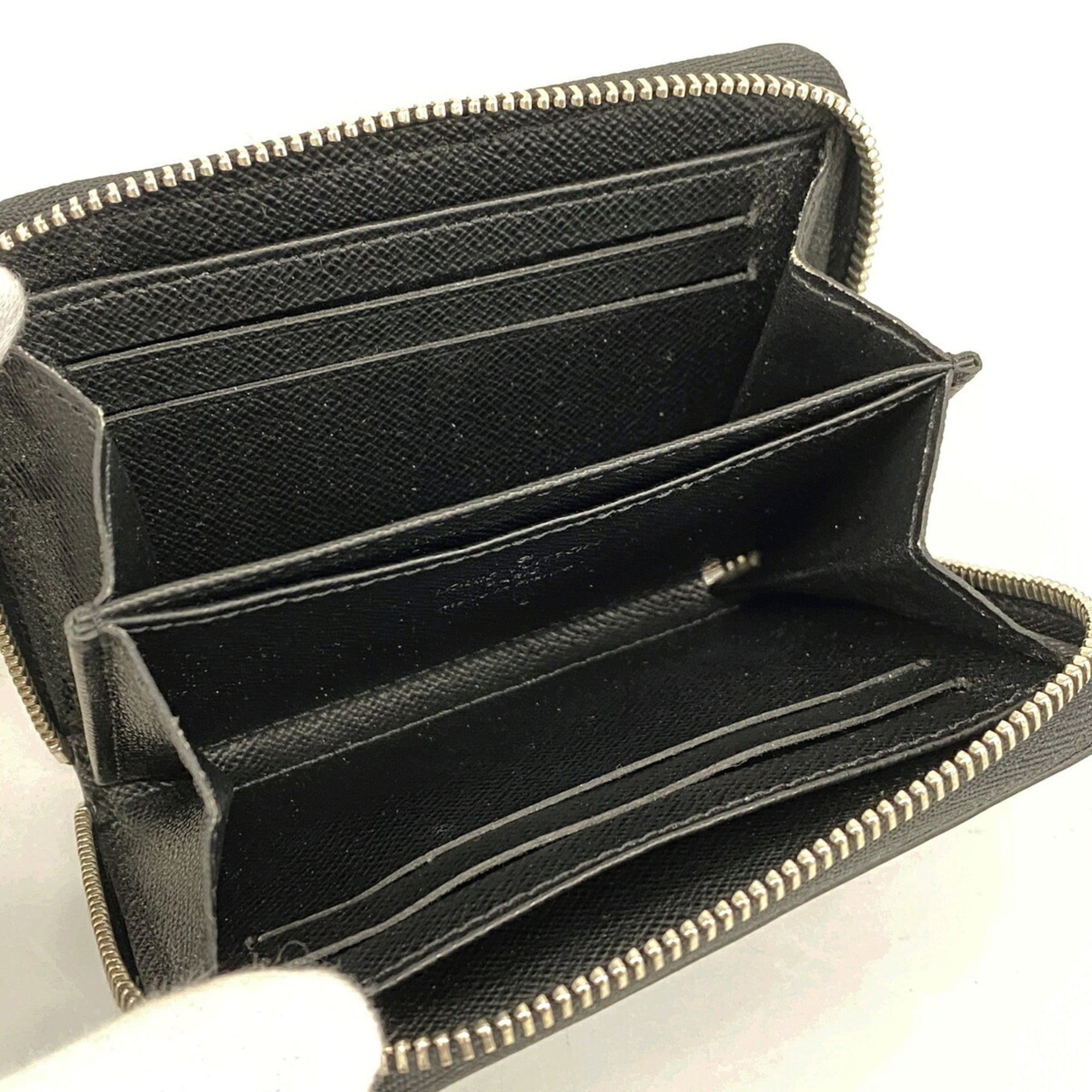 Louis Vuitton Noir Coin Purse/Coin Case (Pre-Owned)