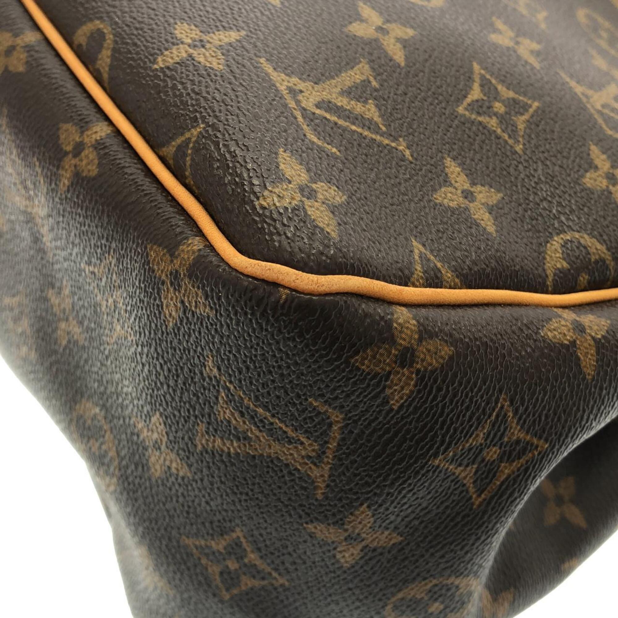 Louis Vuitton Marron Coated Canvas Shoulder Bag (Pre-Owned)