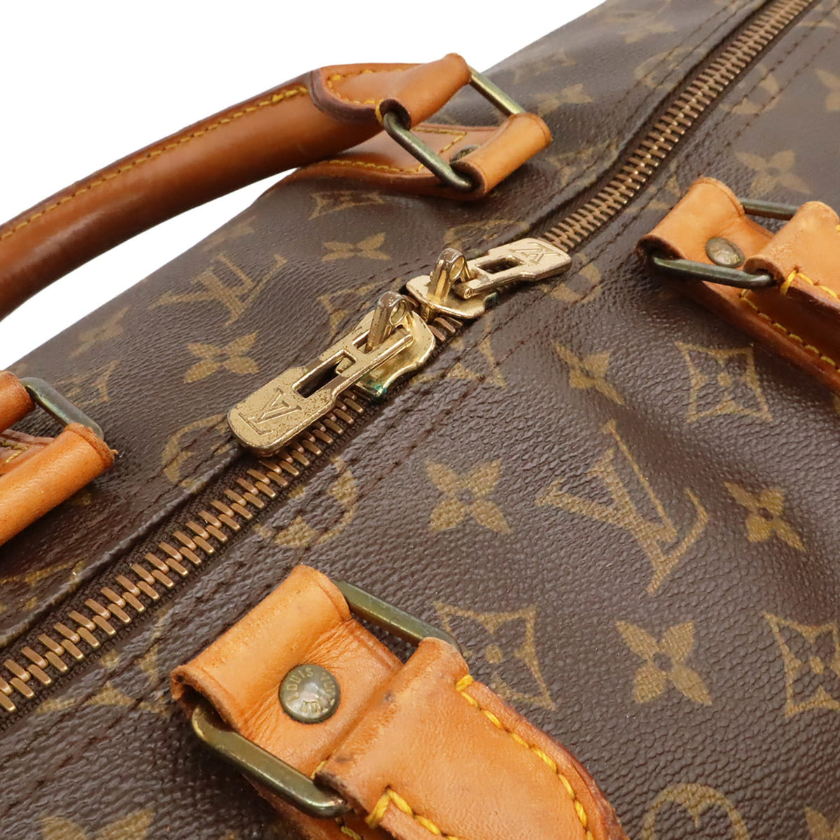 Louis Vuitton Brown Monogram Monogram Boston Bag Handbag (Pre-Owned)