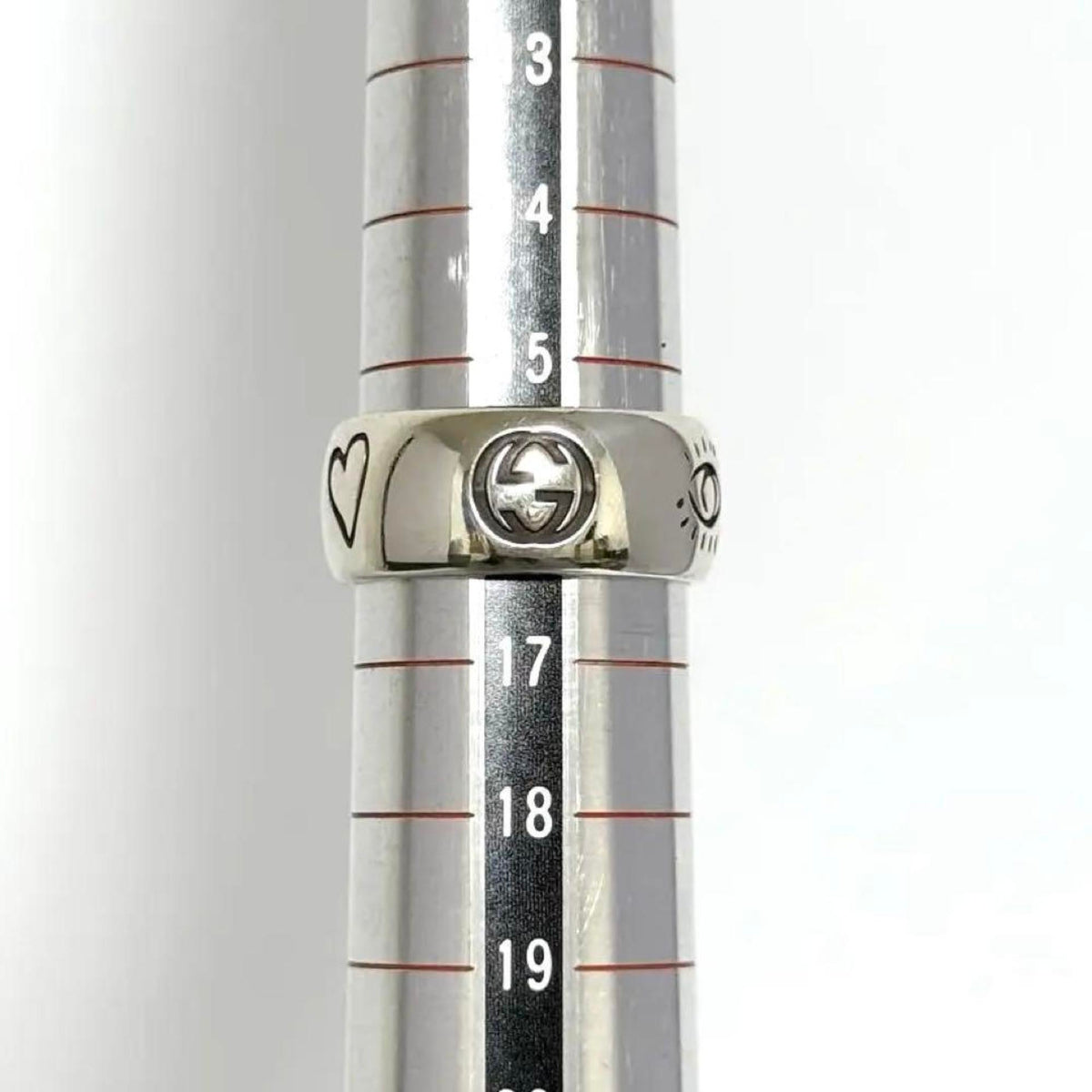 Gucci Silver 925 Band Ring (Pre-Owned)