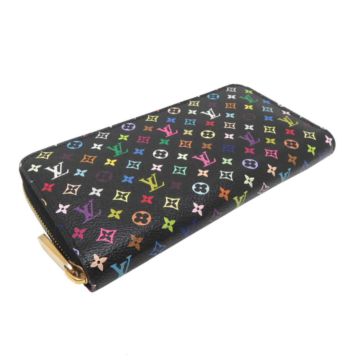 Louis Vuitton Noir Monogram Multicolore Long Wallet (Bi-Fold) (Pre-Owned)