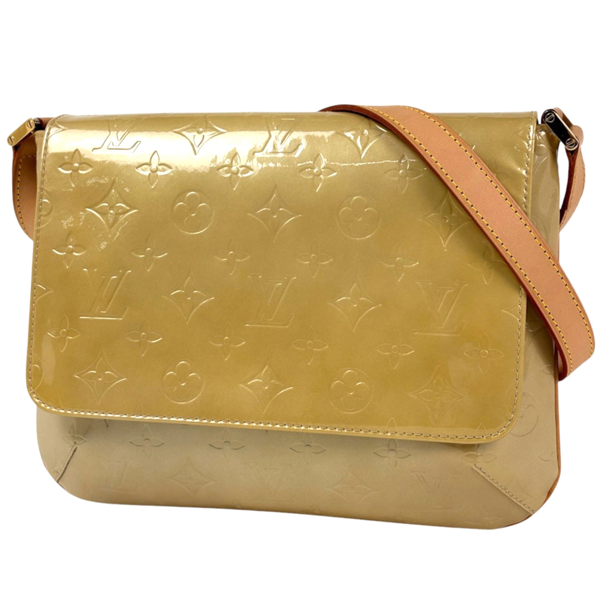 Louis Vuitton Beige Monogram Vernis Shoulder Bag (Pre-Owned)