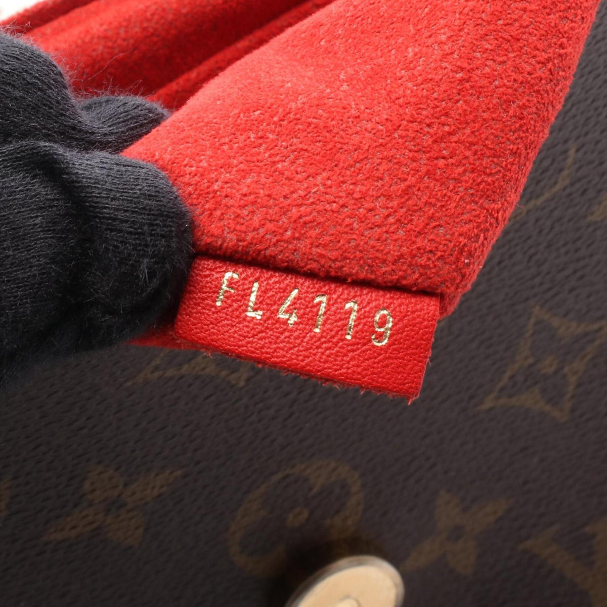 Louis Vuitton Black Brown Monogram Noir Monogram Leather Handbag (Pre-Owned)