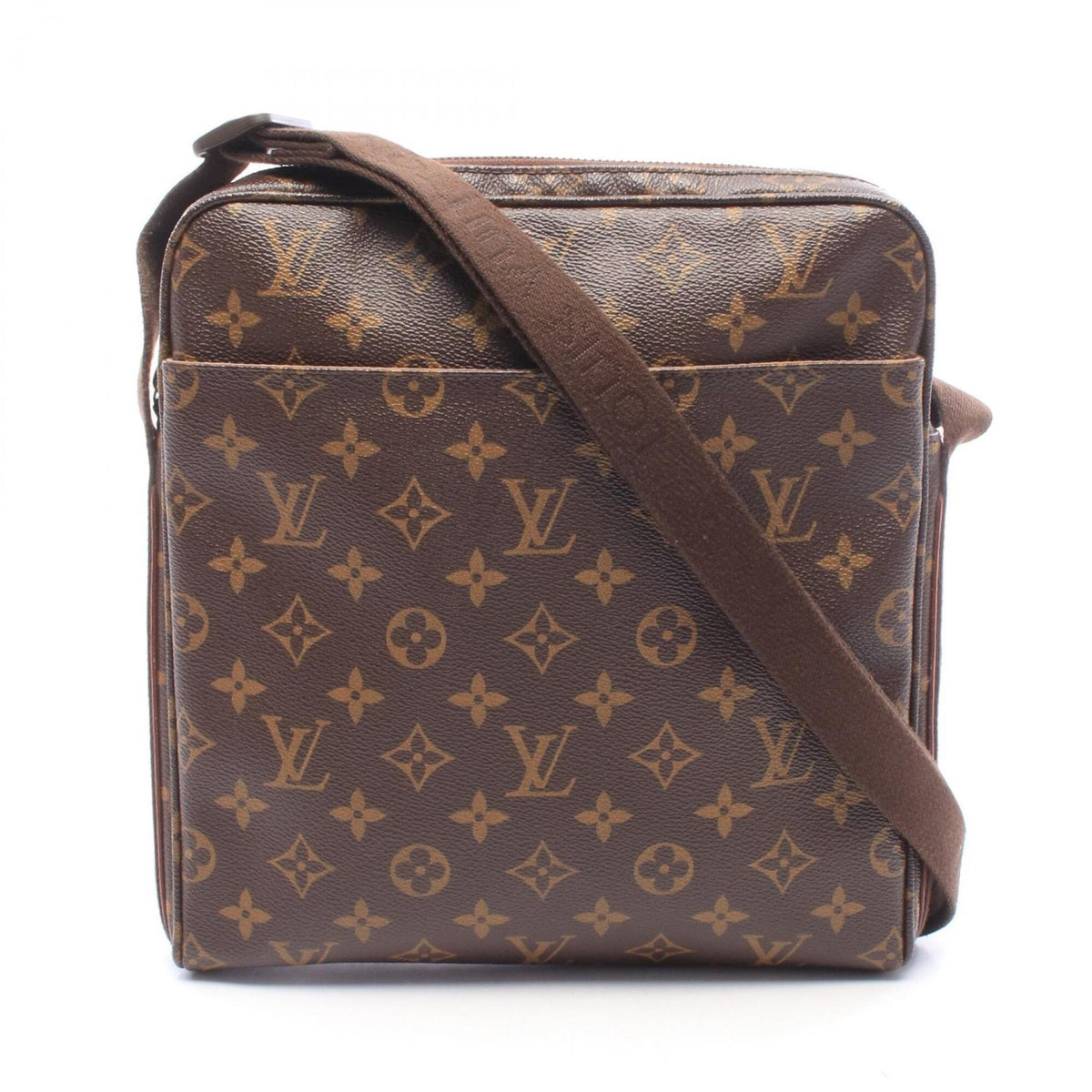 Louis Vuitton Brown Monogram Monogram Leather Handbag Shoulder Bag (Pre-Owned)