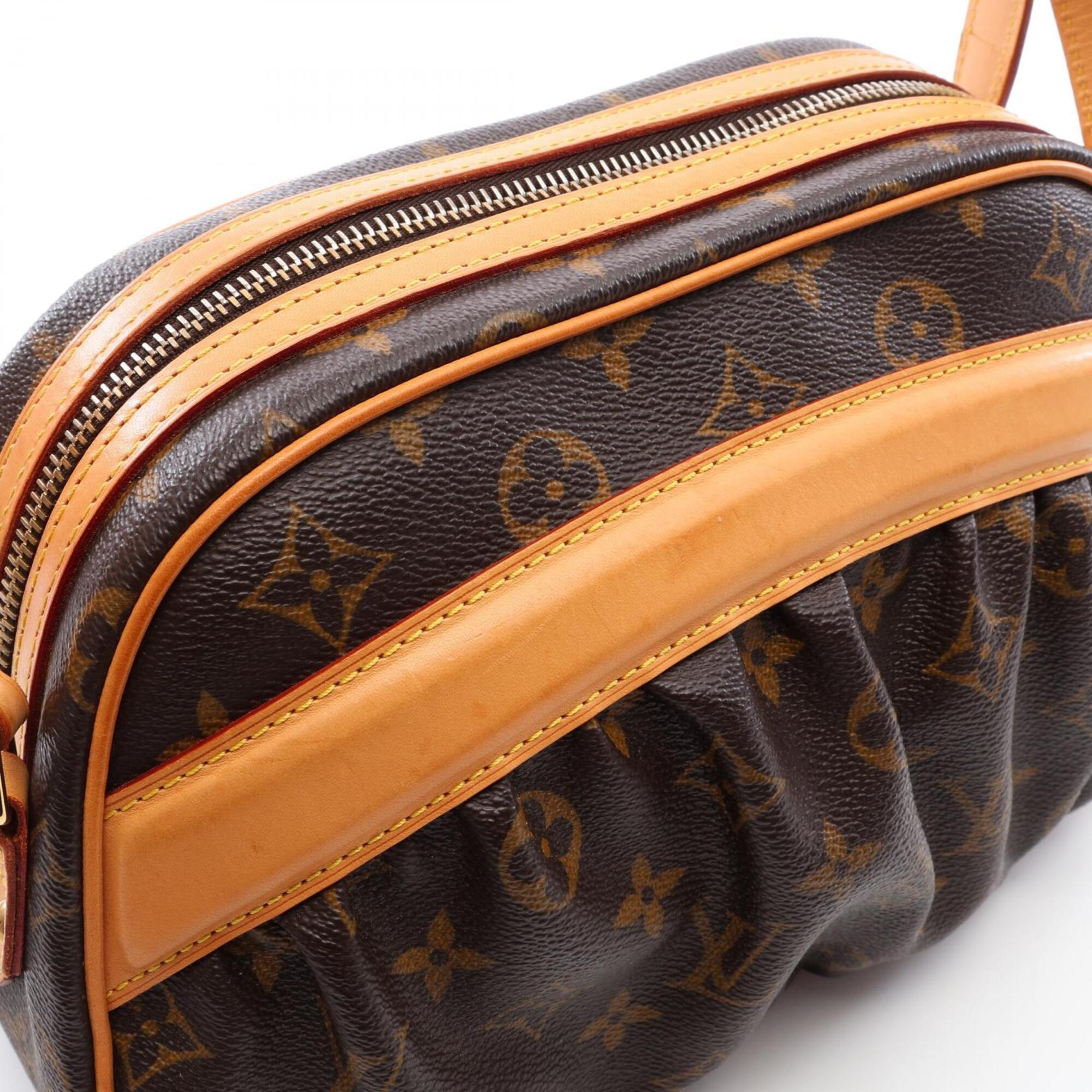 Louis Vuitton Brown Monogram Monogram Leather Handbag Shoulder Bag (Pre-Owned)