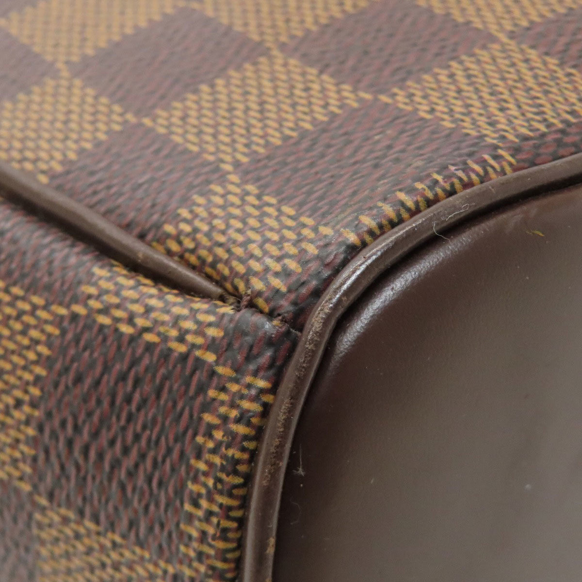 Louis Vuitton Brown Damier Canvas Ebene Damier Canvas Shoulder Bag (Pre-Owned)