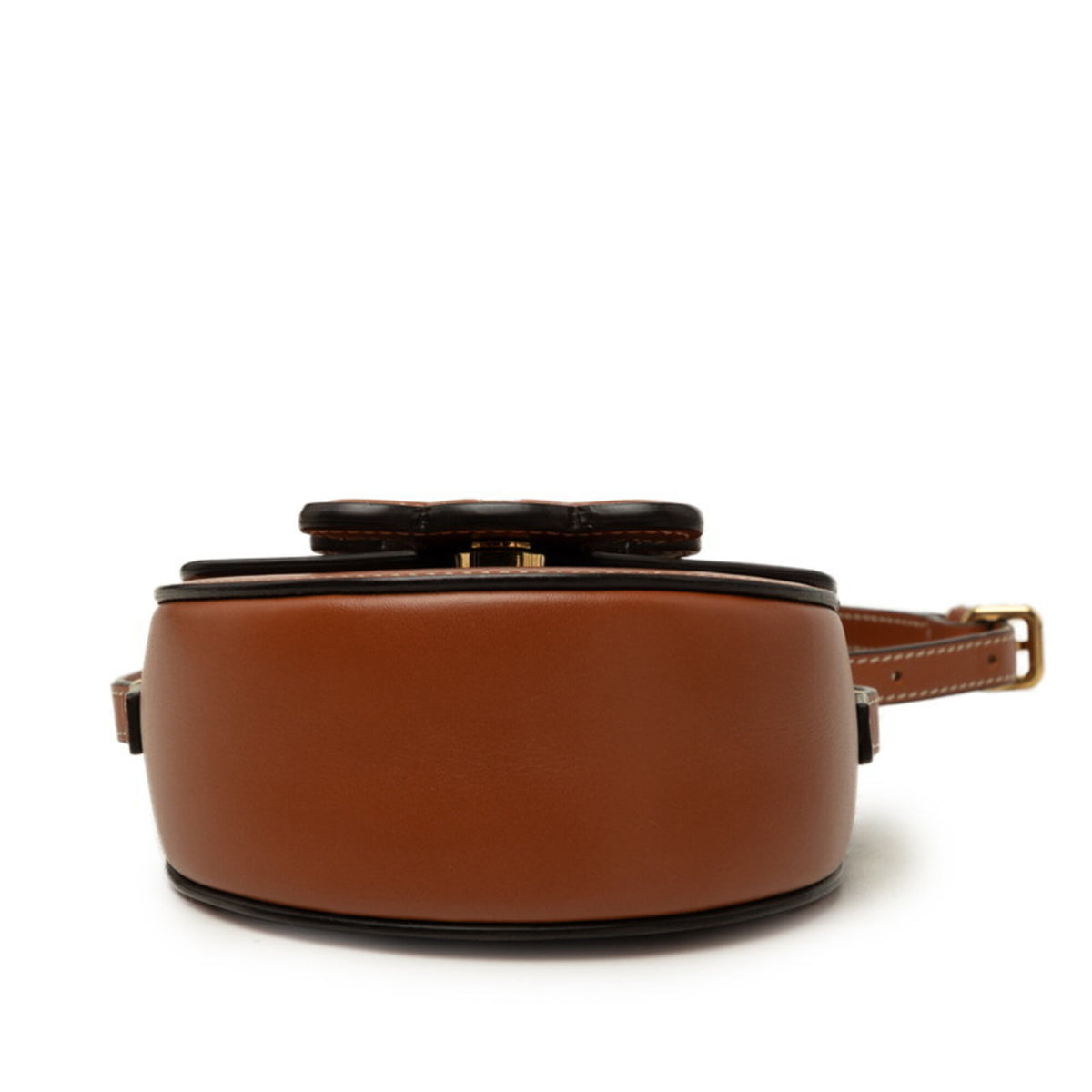 Celine Brown Leather Pochette Shoulder Bag (Pre-Owned)