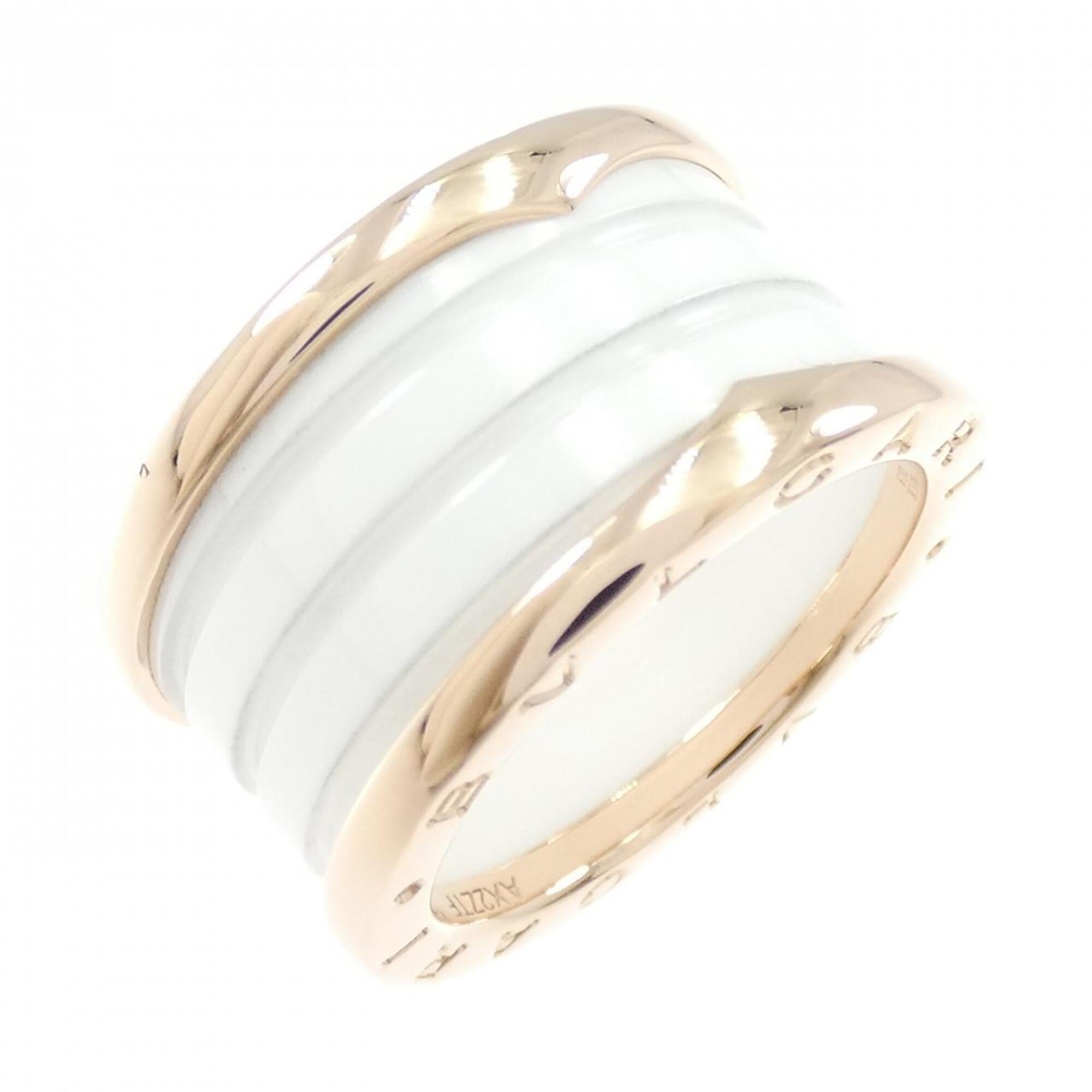 Bvlgari Pink Gold (18K) Ceramic Band Ring (Pre-Owned)