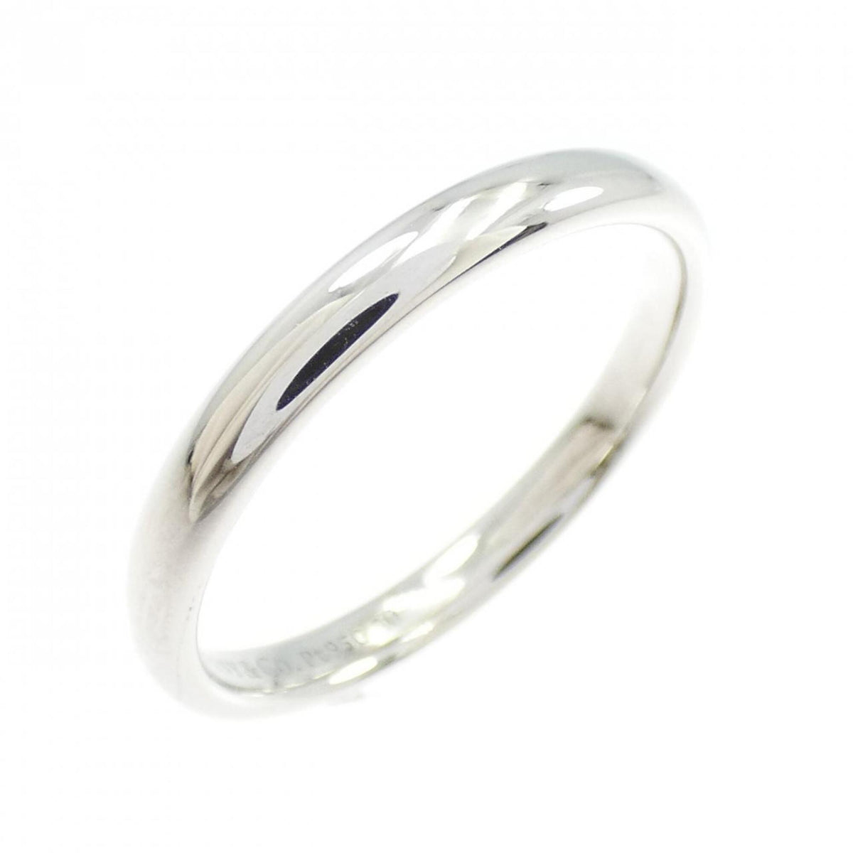 Tiffany Platinum 950 Band Ring (Pre-Owned)