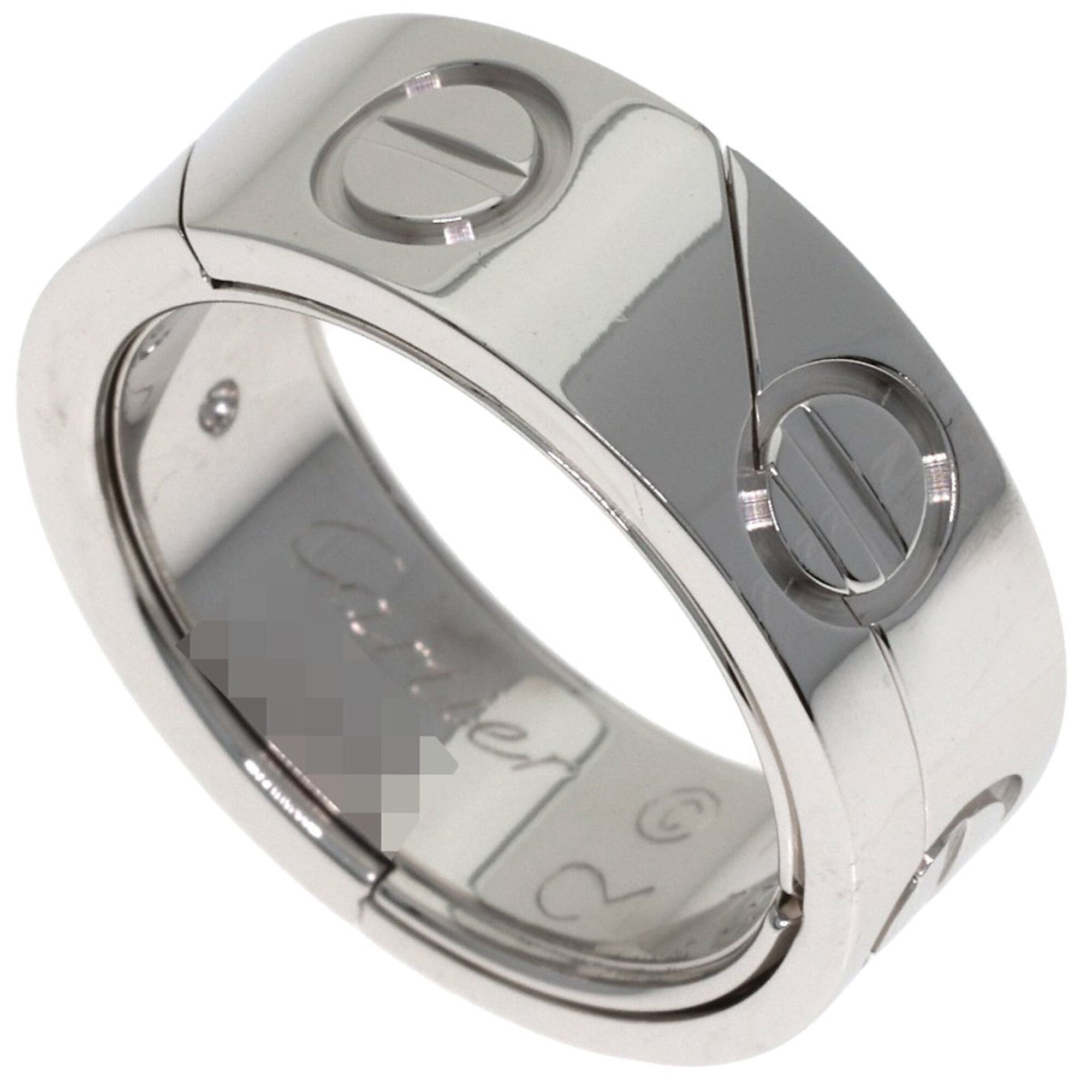 Cartier Silver White Gold (18K) Band Ring (Pre-Owned)