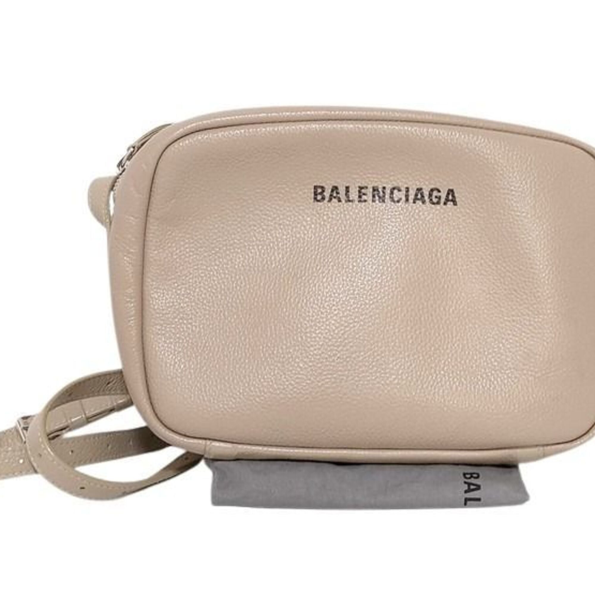 Balenciaga Beige Leather Shoulder Bag (Pre-Owned)