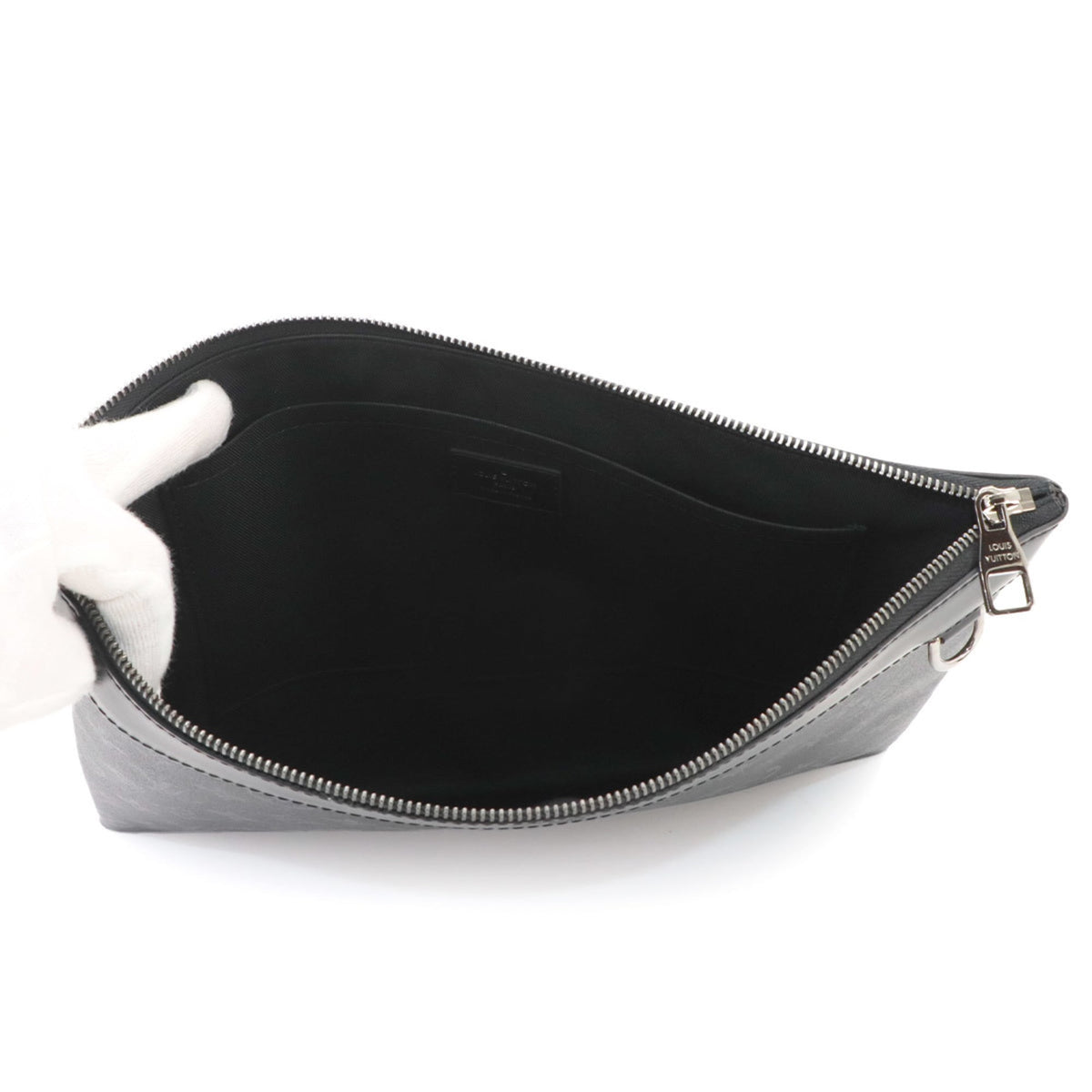 Louis Vuitton Black Monogram Eclipse Monogram Eclipse Clutch Bag Pochette (Pre-Owned)