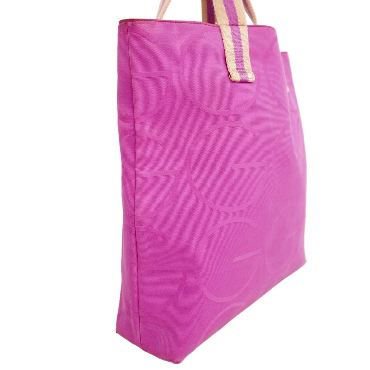 Gucci Pink Canvas Tote Bag (Pre-Owned)