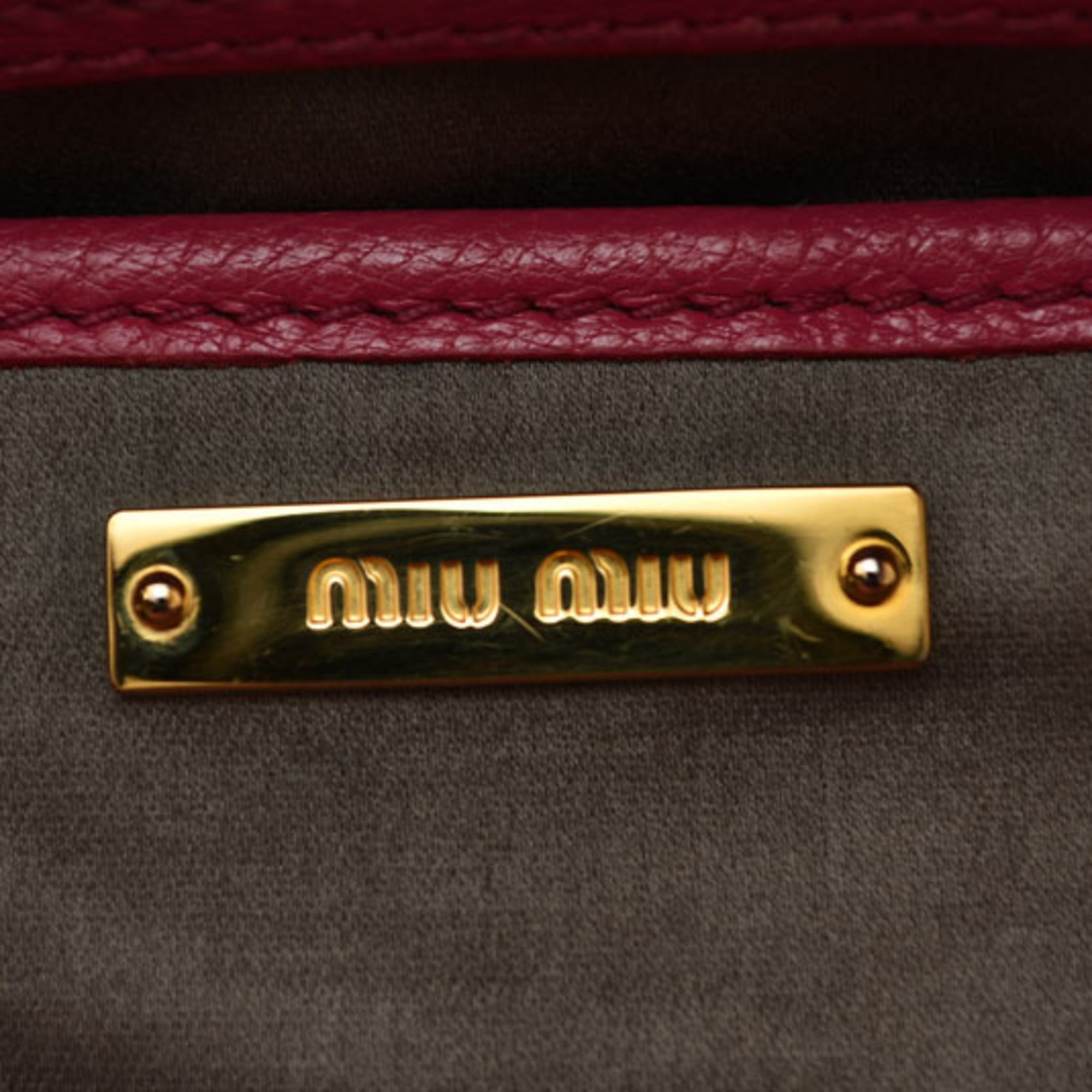 Miu Miu Pink Handbag Shoulder Bag (Pre-Owned)