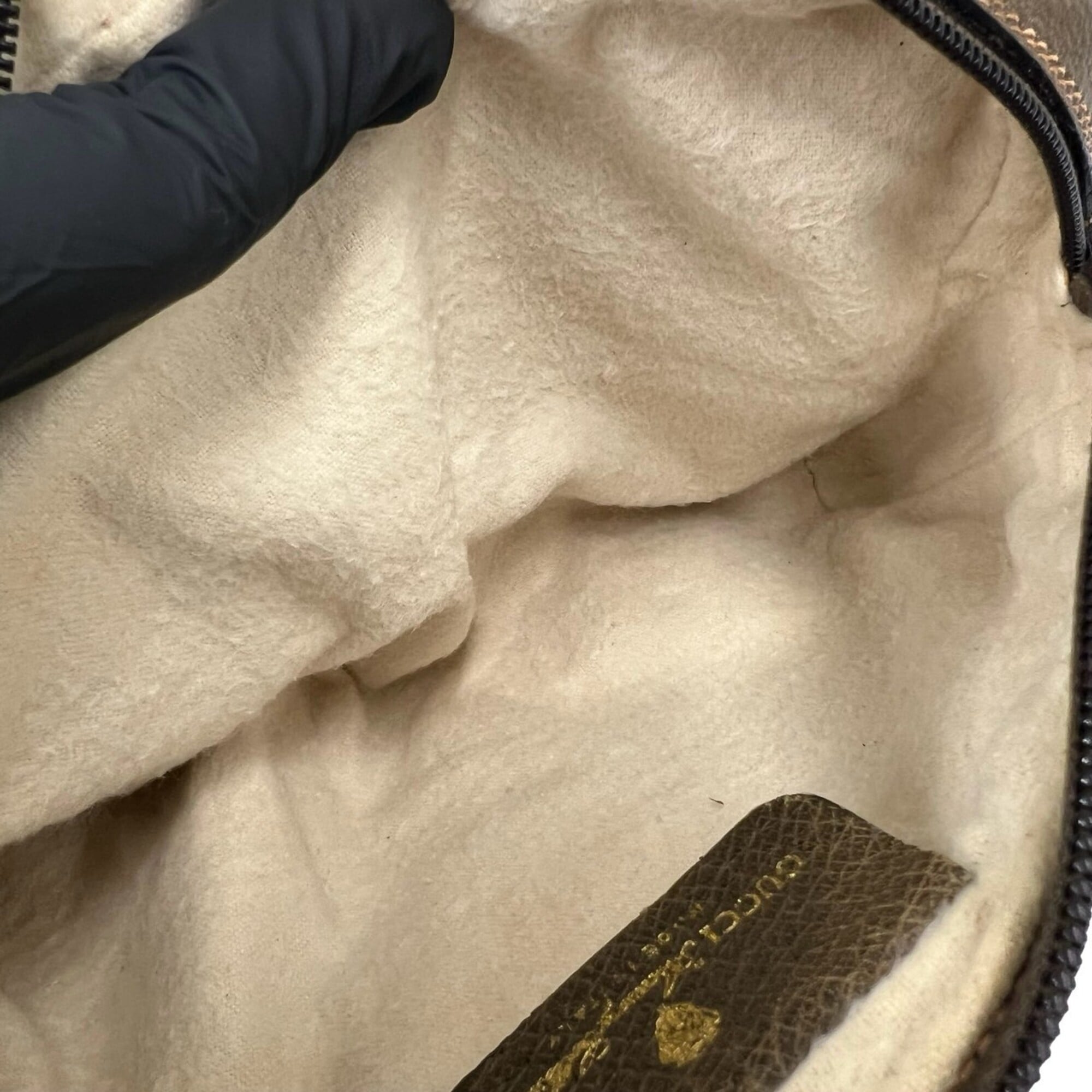 Gucci Brown Pvc Leather Shoulder Bag (Pre-Owned)