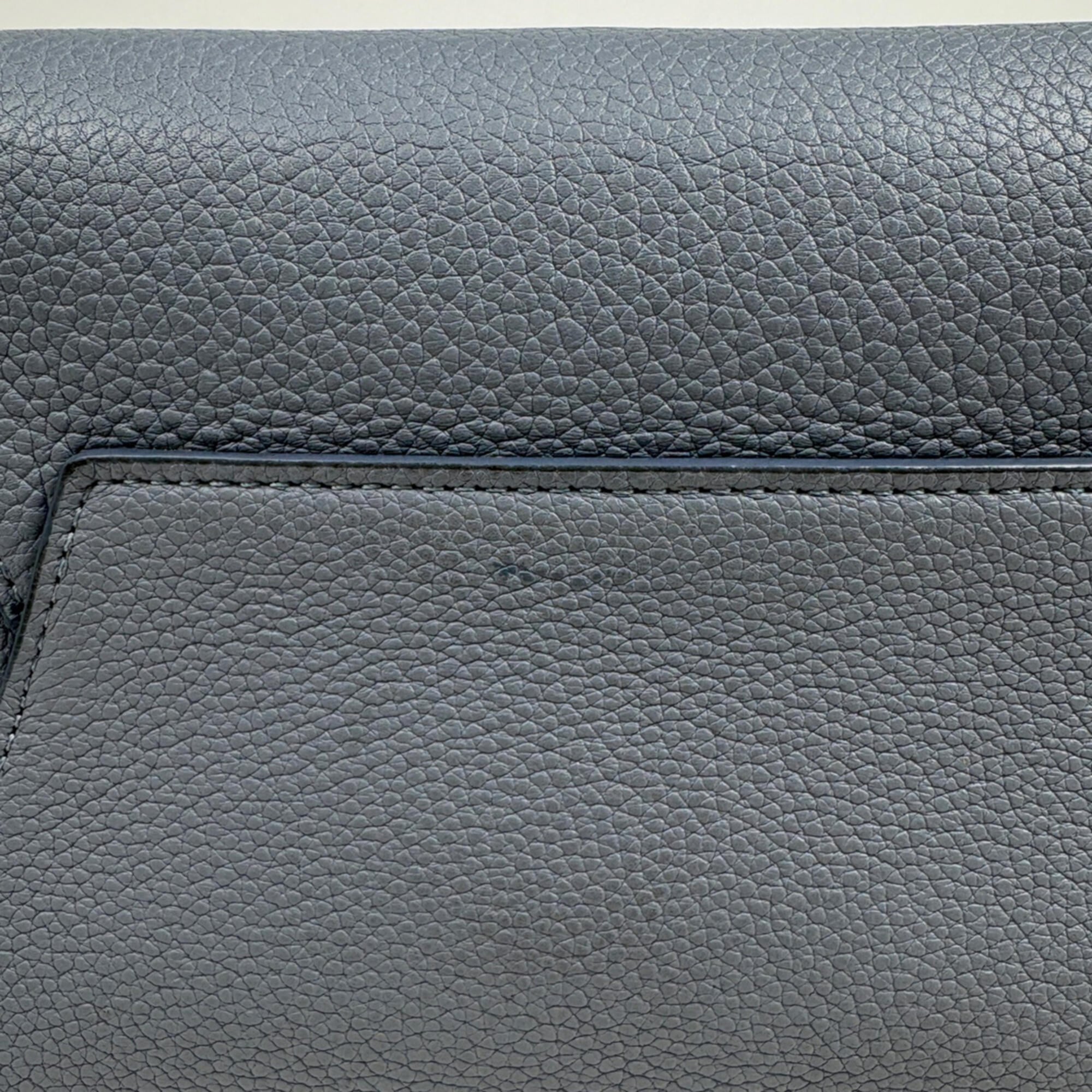 Celine Light Blue Leather Shoulder Bag (Pre-Owned)