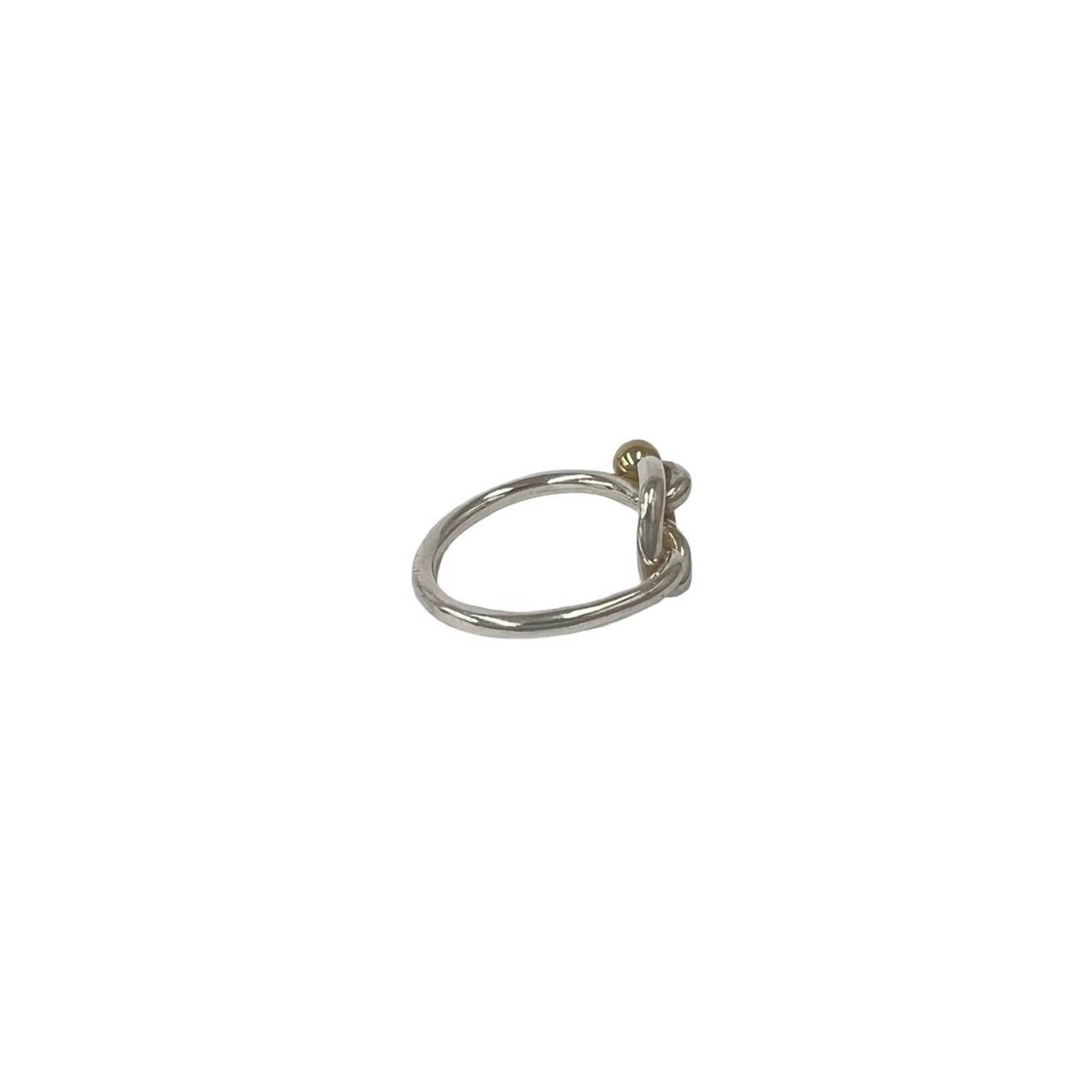 Tiffany Gold Silver Yellow Gold (18K) Silver 925 Band Ring (Pre-Owned)