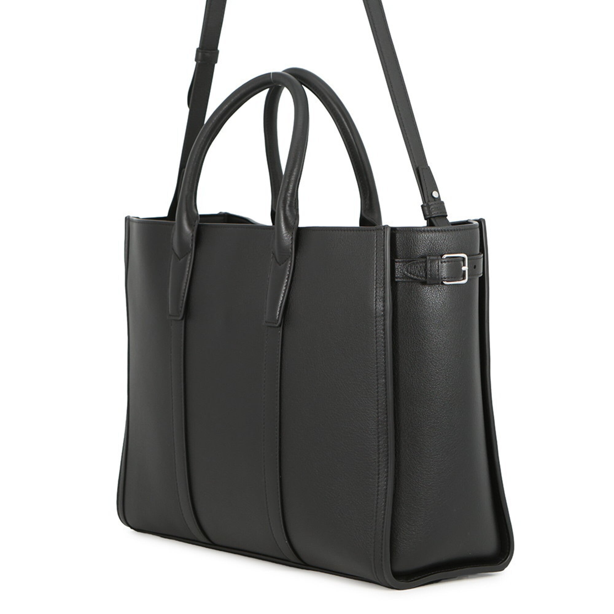 Celine Black Leather Handbag Tote Bag (Pre-Owned)