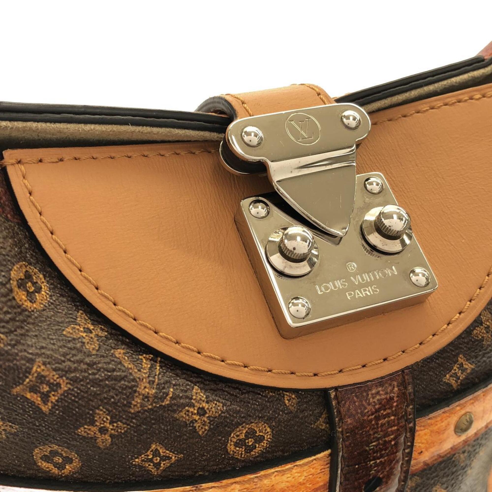 Louis Vuitton Marron Coated Canvas Handbag (Pre-Owned)