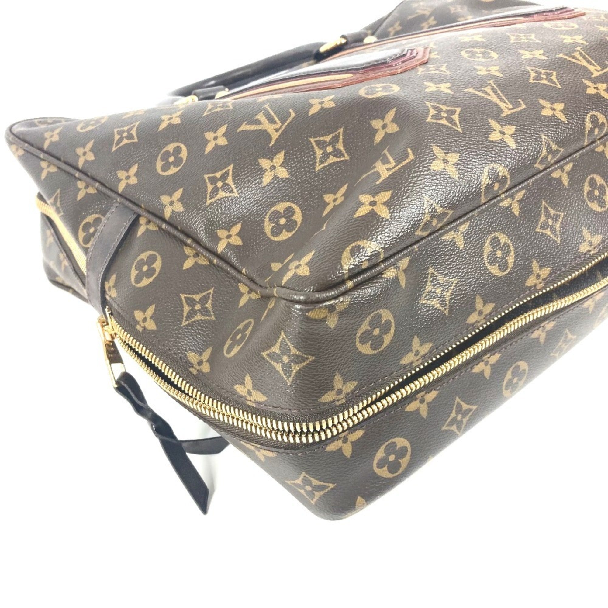 Louis Vuitton Monogram Brown Monogram Leather Briefcase (Pre-Owned)
