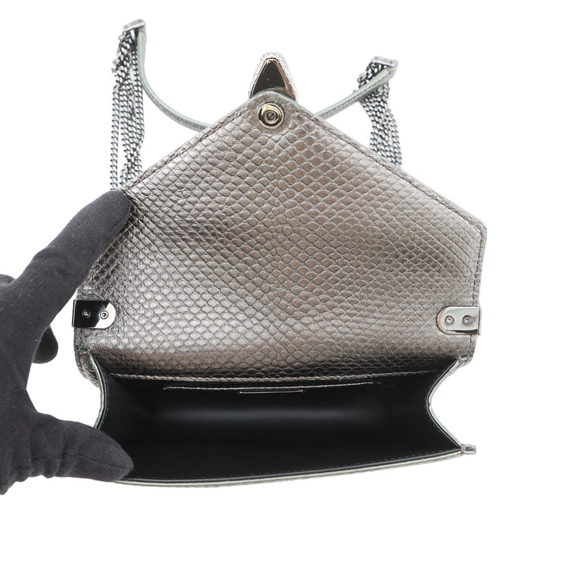 Bvlgari Silver Handbag (Pre-Owned)