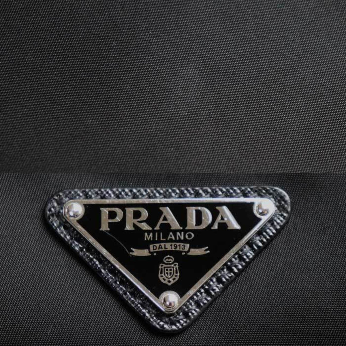 Prada Black Polyamide Pouch Shoulder Bag (Pre-Owned)