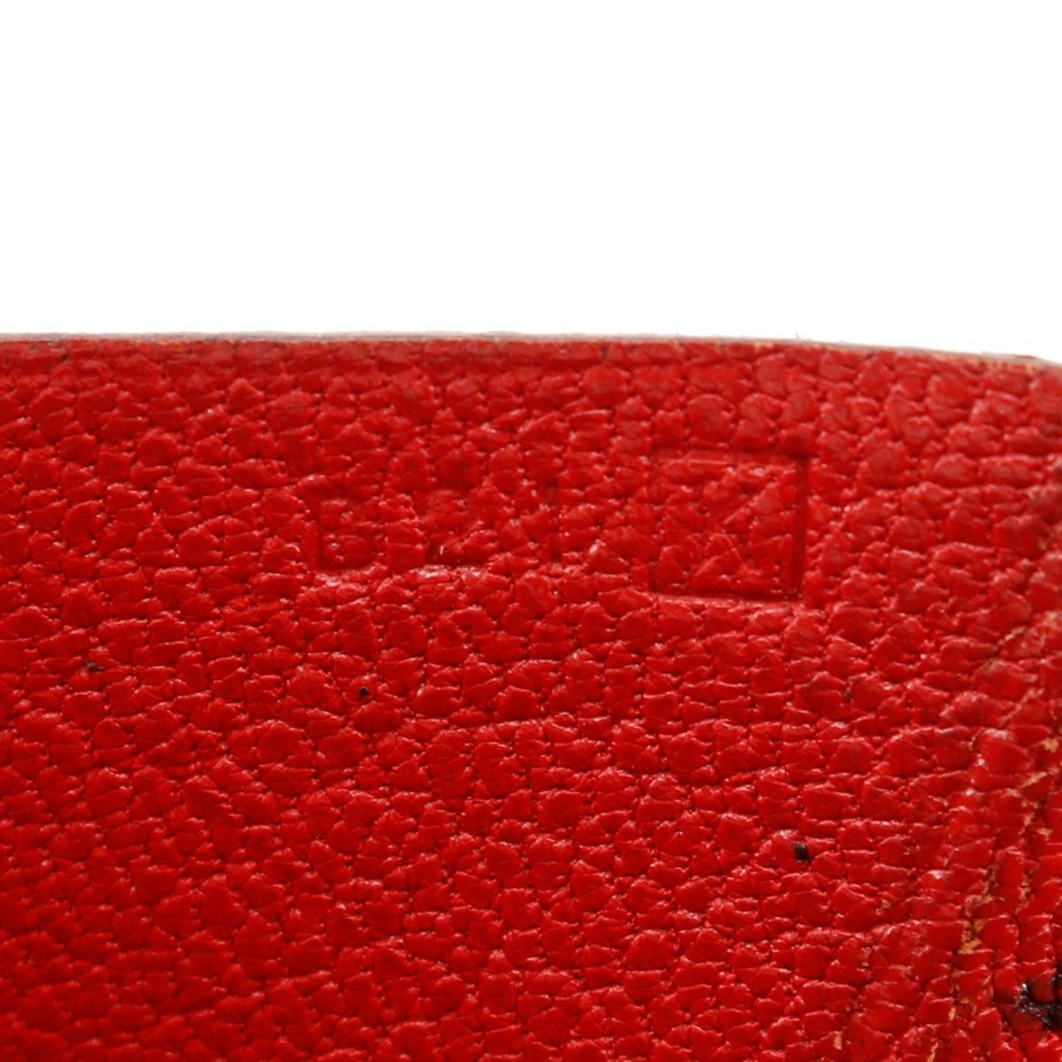 Hermes Red Color Wallet (Bi-Fold) (Pre-Owned)