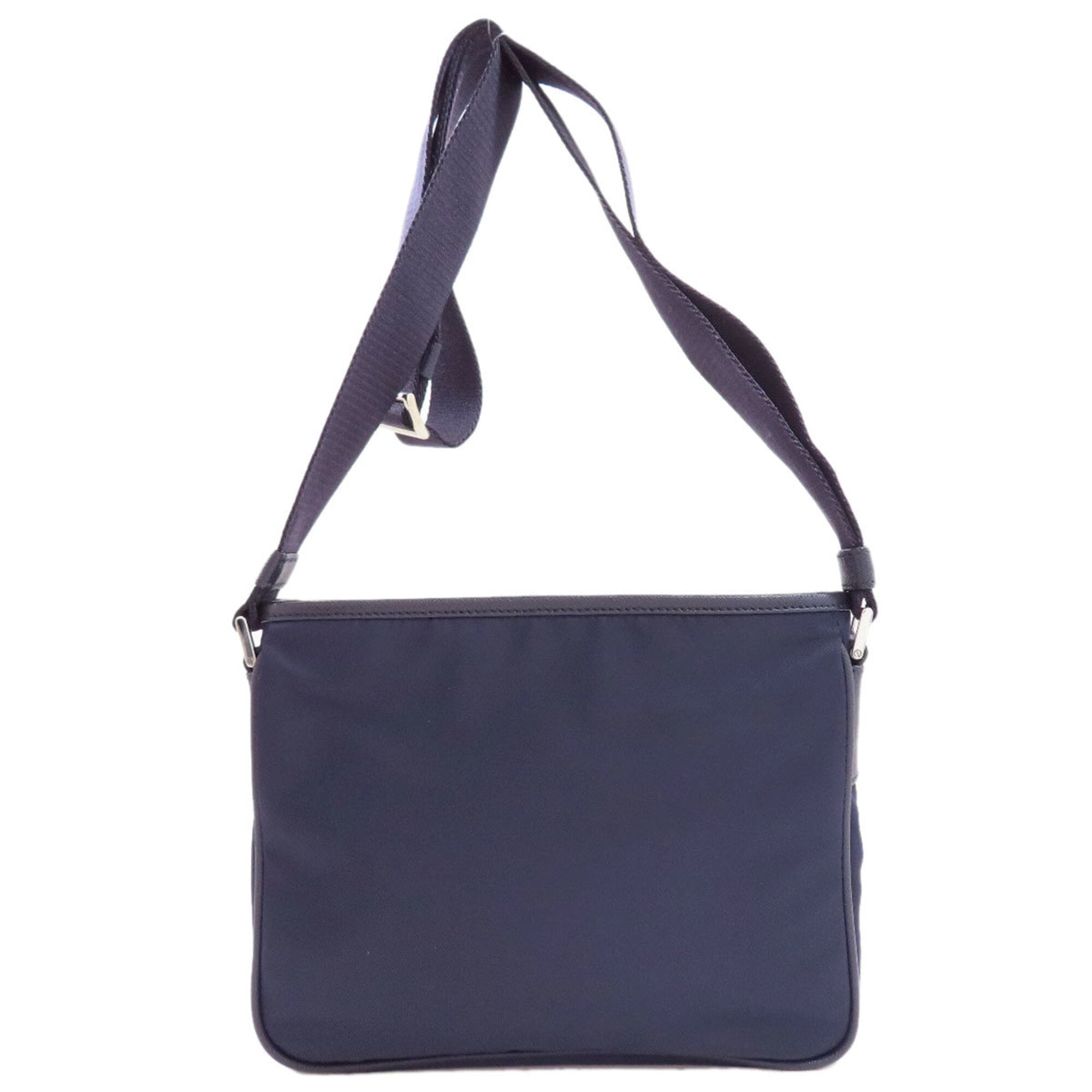 Prada Navy Nylon Shoulder Bag (Pre-Owned)