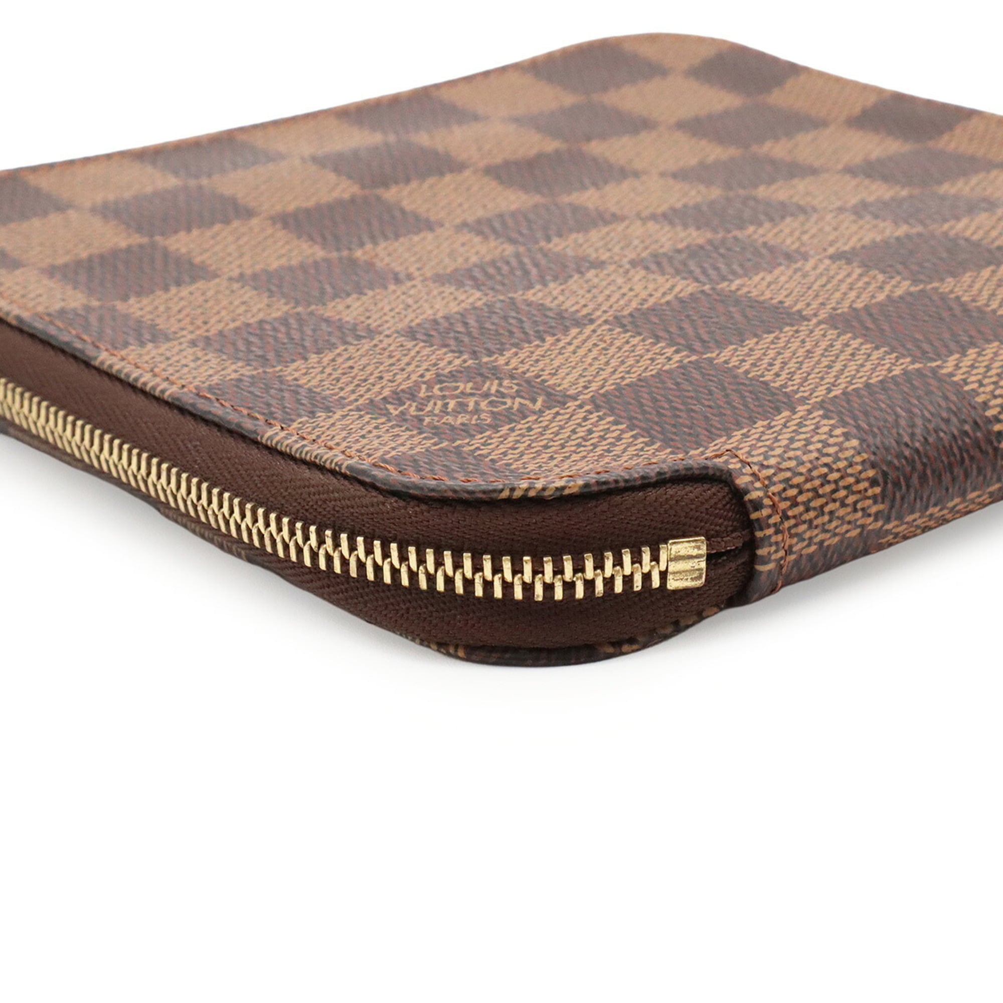 Louis Vuitton Brown Pvc Coated Canvas Wallet (Bi-Fold) (Pre-Owned)