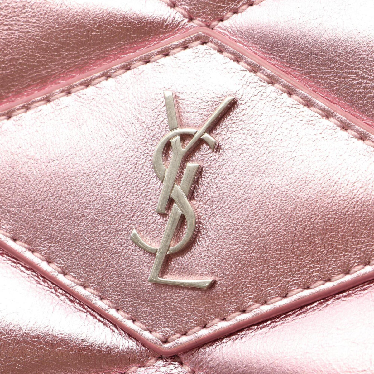 Yves Saint Laurent Pink Leather Clutch Bag (Pre-Owned)