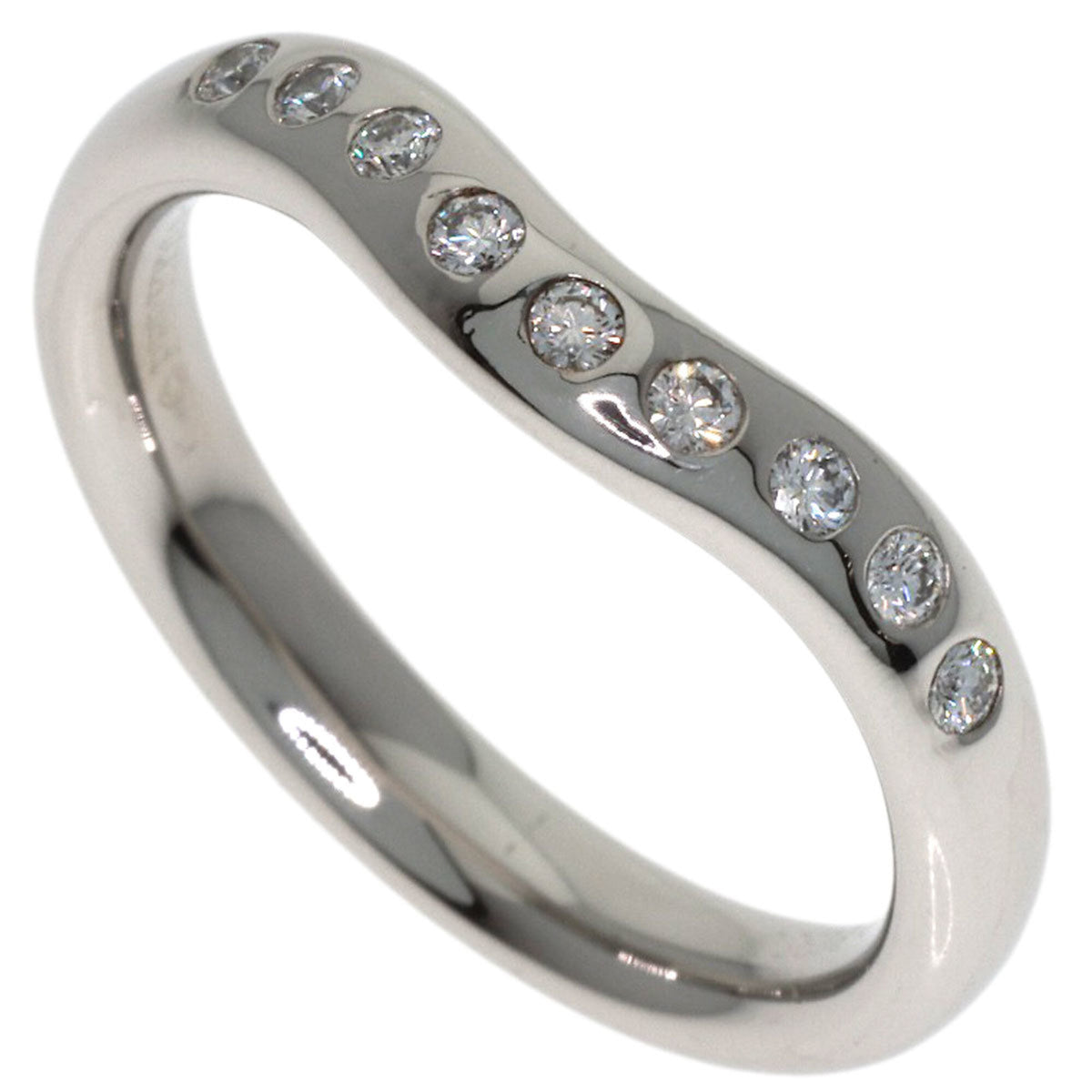 Tiffany Platinum 950 Band Ring (Pre-Owned)