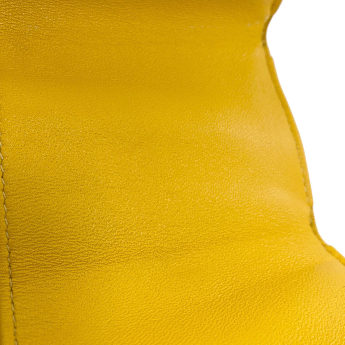 Balenciaga Yellow Leather Wallet (Tri-Fold) (Pre-Owned)