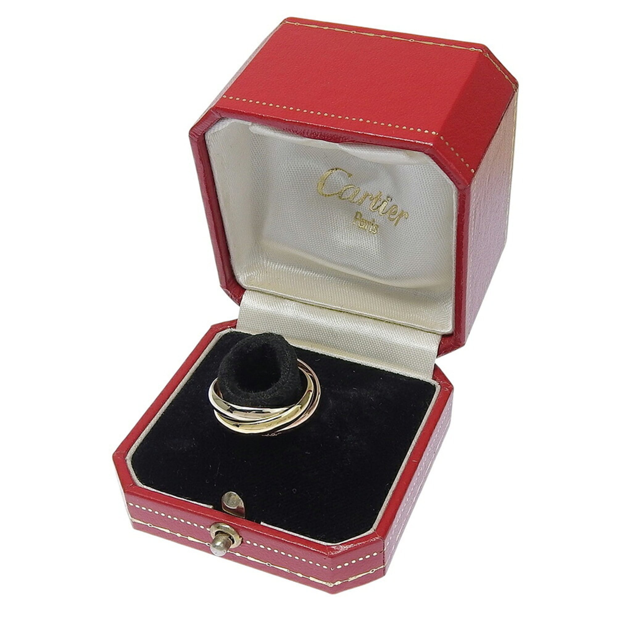 Cartier Pink Gold White Gold Yellow Gold Yellow Gold (18K) Pink Gold (18K) White Gold (18K) Band Ring (Pre-Owned)